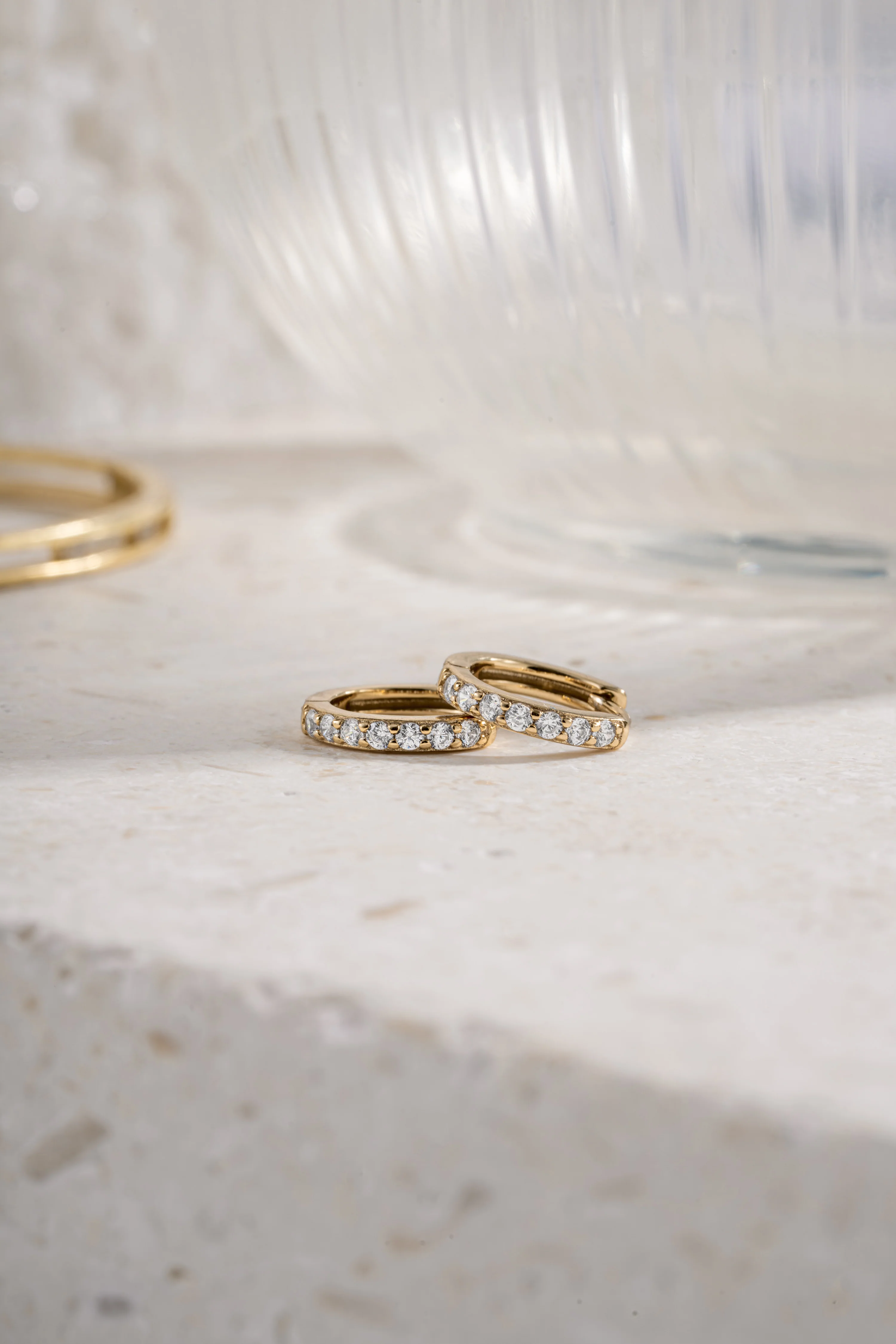 10mm Diamond Huggies (Multiple Sizes Available) - Image 8