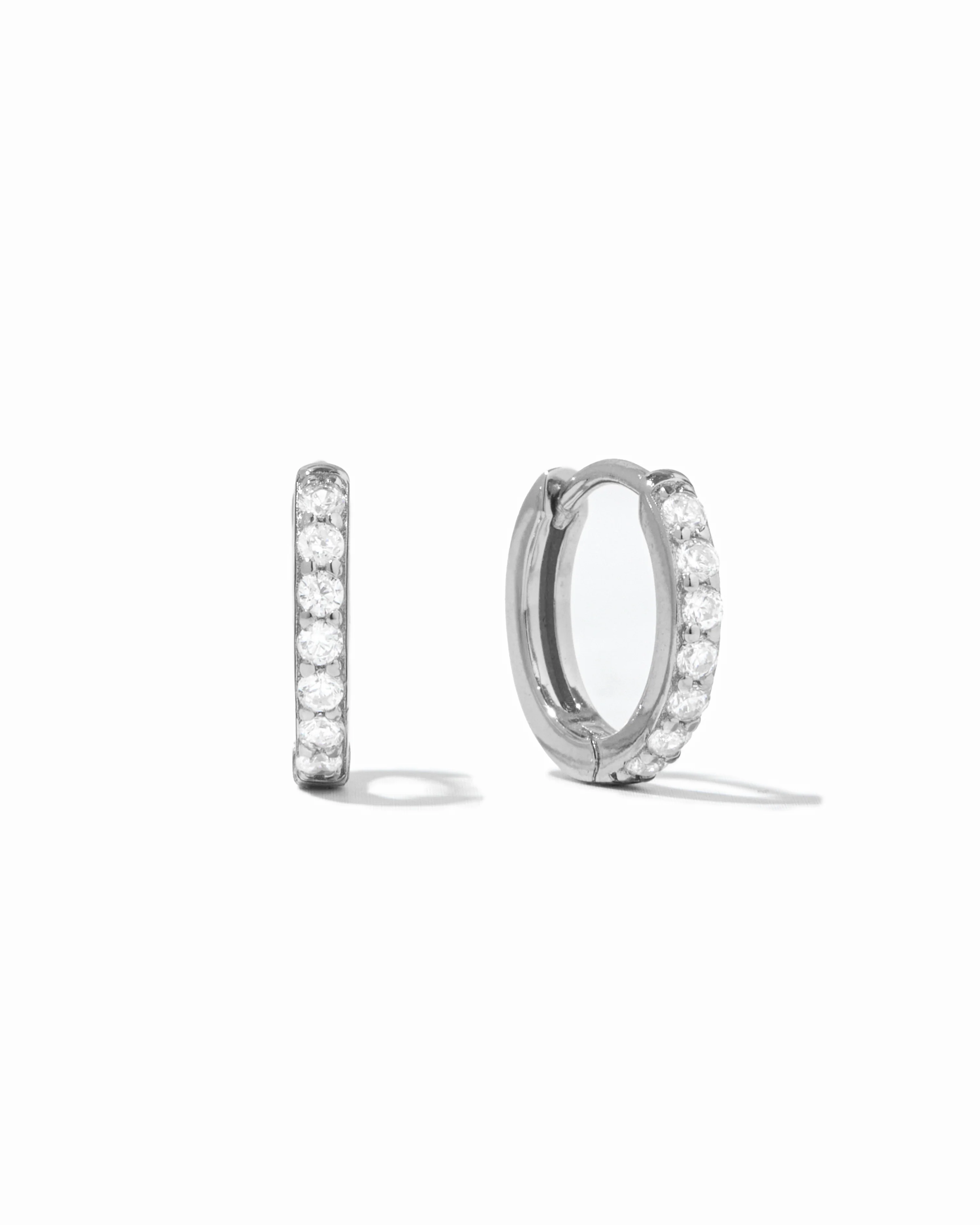 10mm Diamond Huggies (Multiple Sizes Available) - Image 9