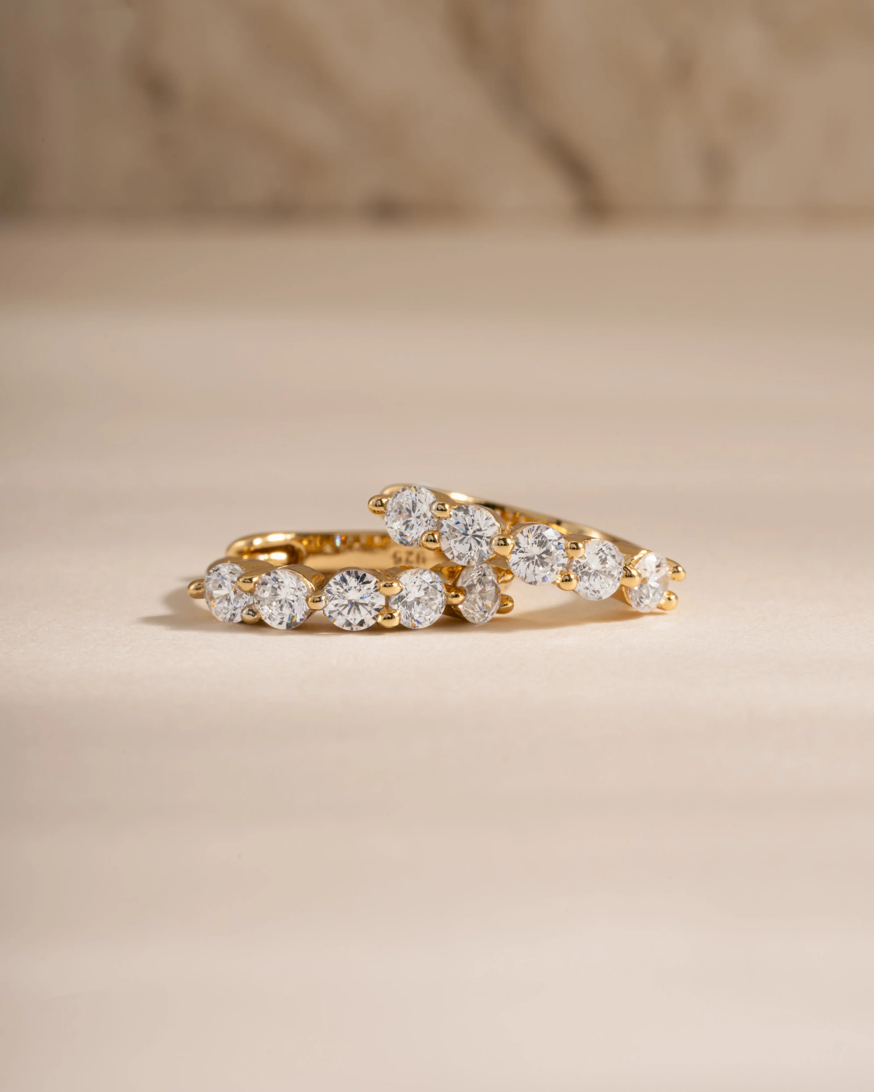 10mm Stacy Hoop Earrings - Image 5