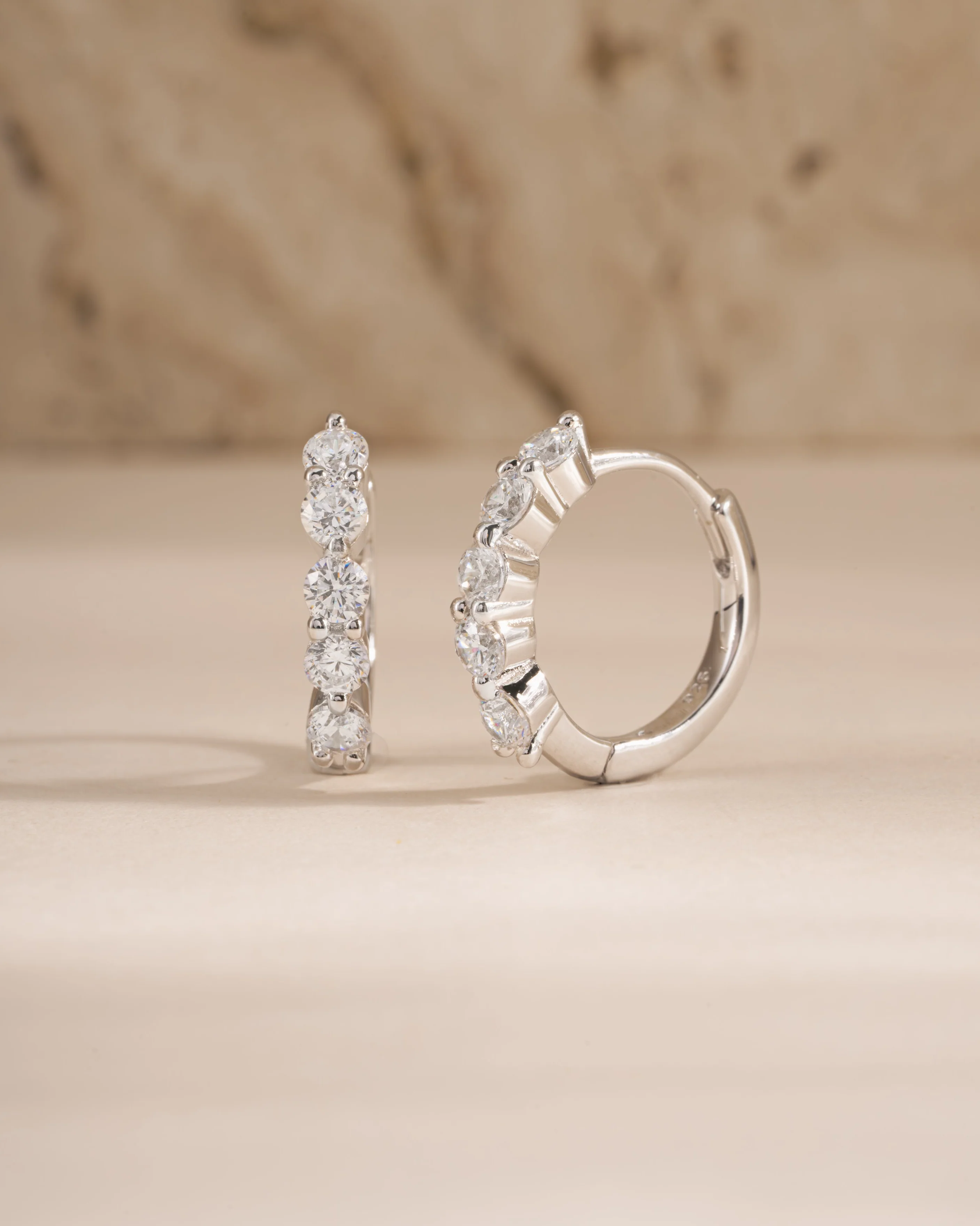 10mm Stacy Hoop Earrings - Image 6