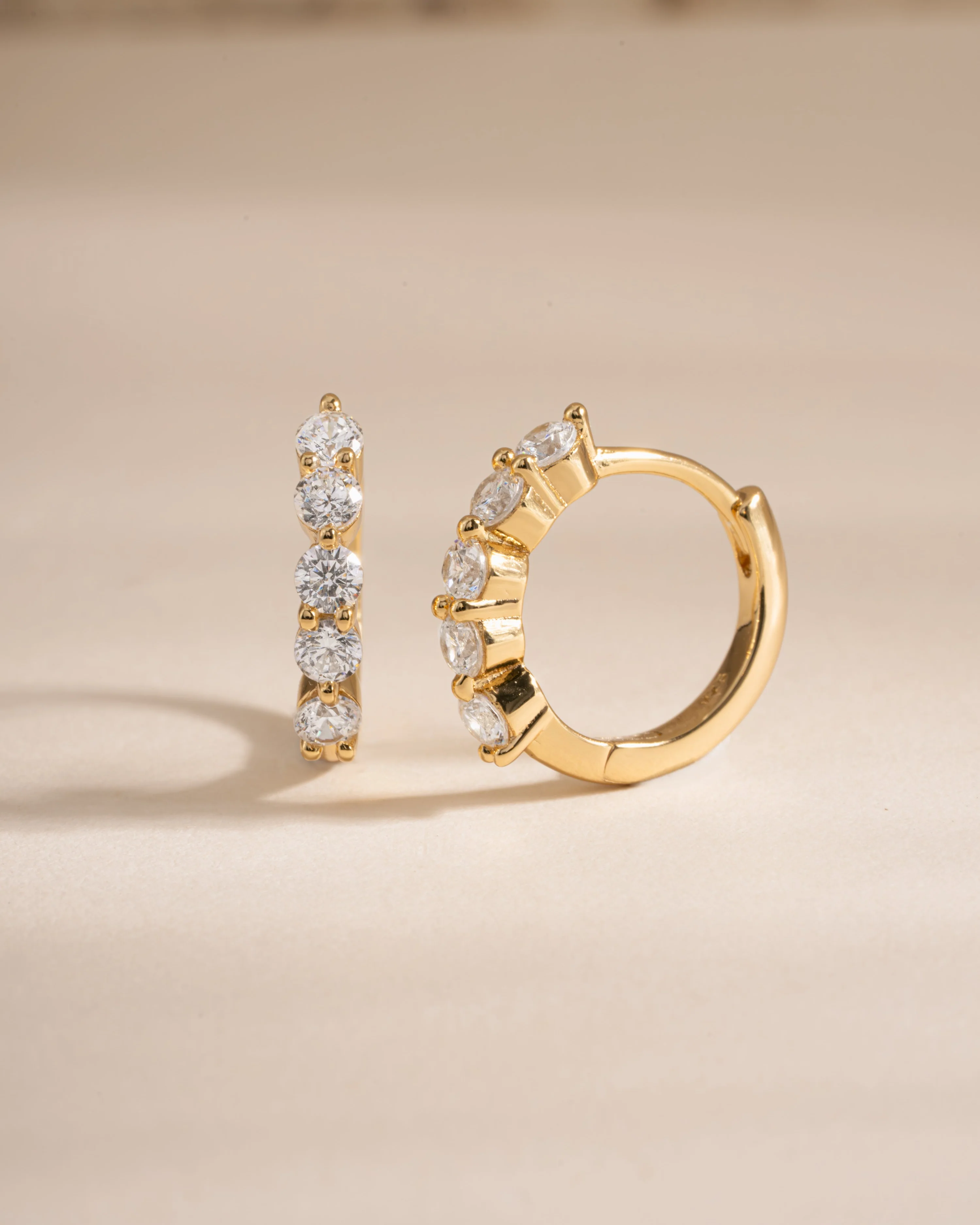 10mm Stacy Hoop Earrings - Image 7