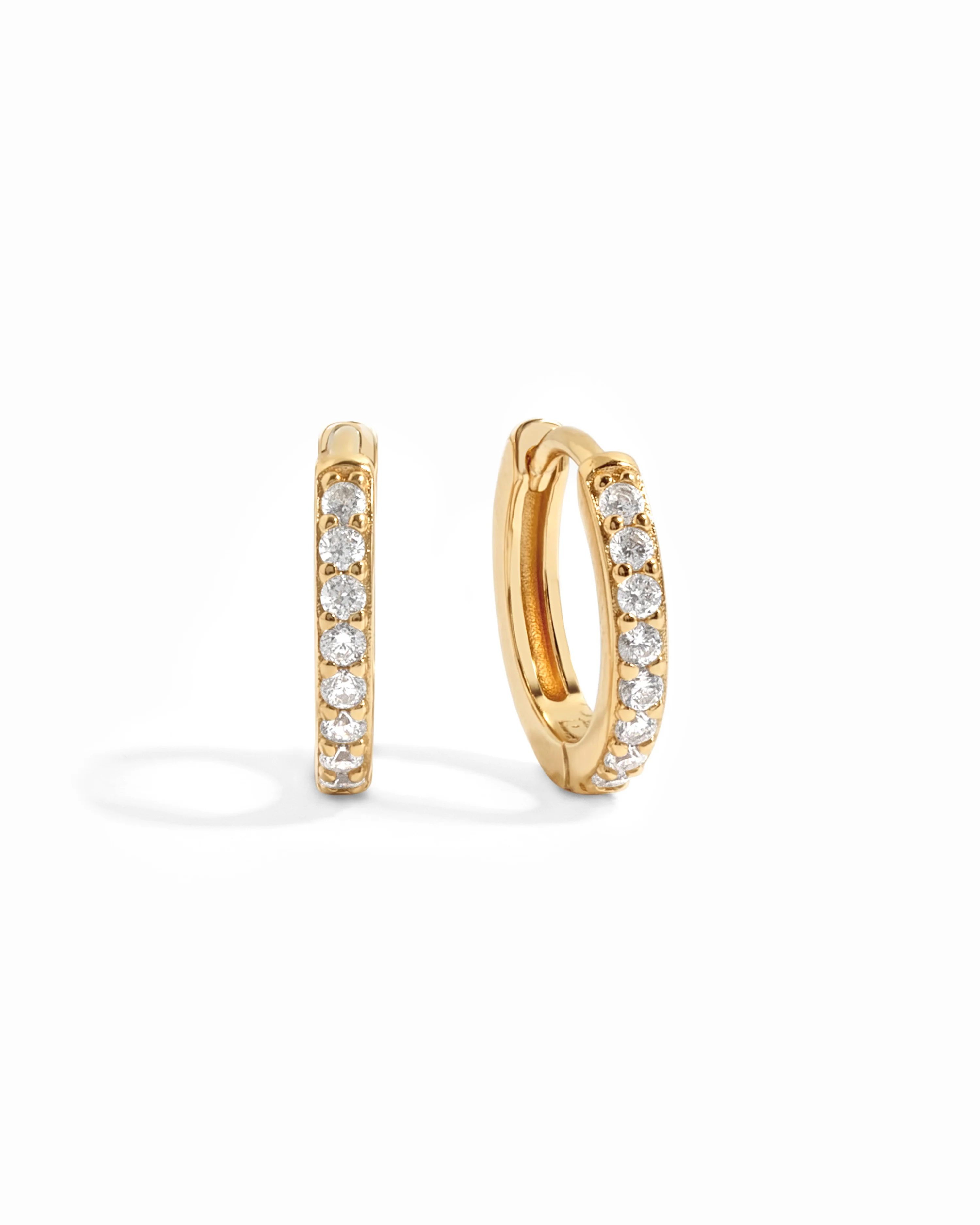 11mm Diamond Huggies (Multiple Sizes Available)