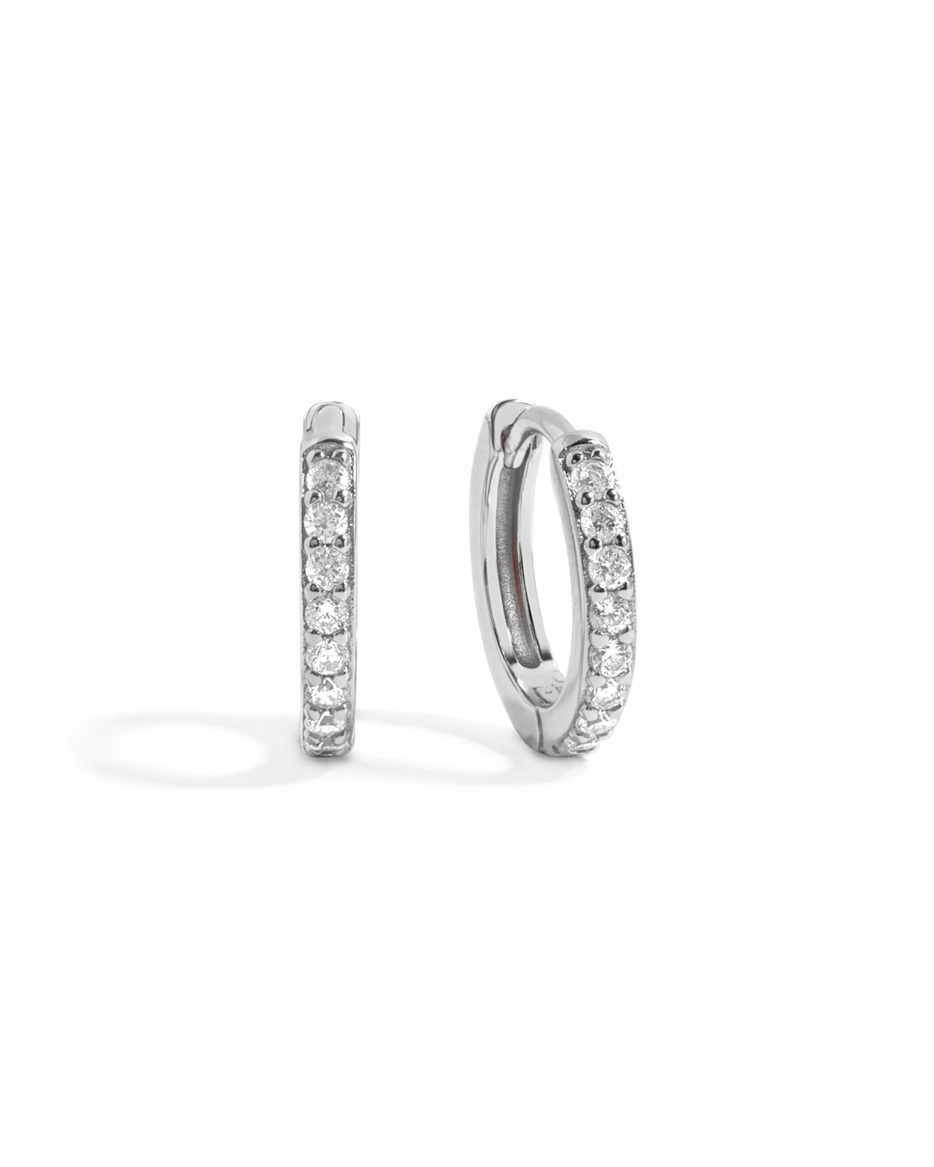 11mm Diamond Huggies (Multiple Sizes Available) - Image 11
