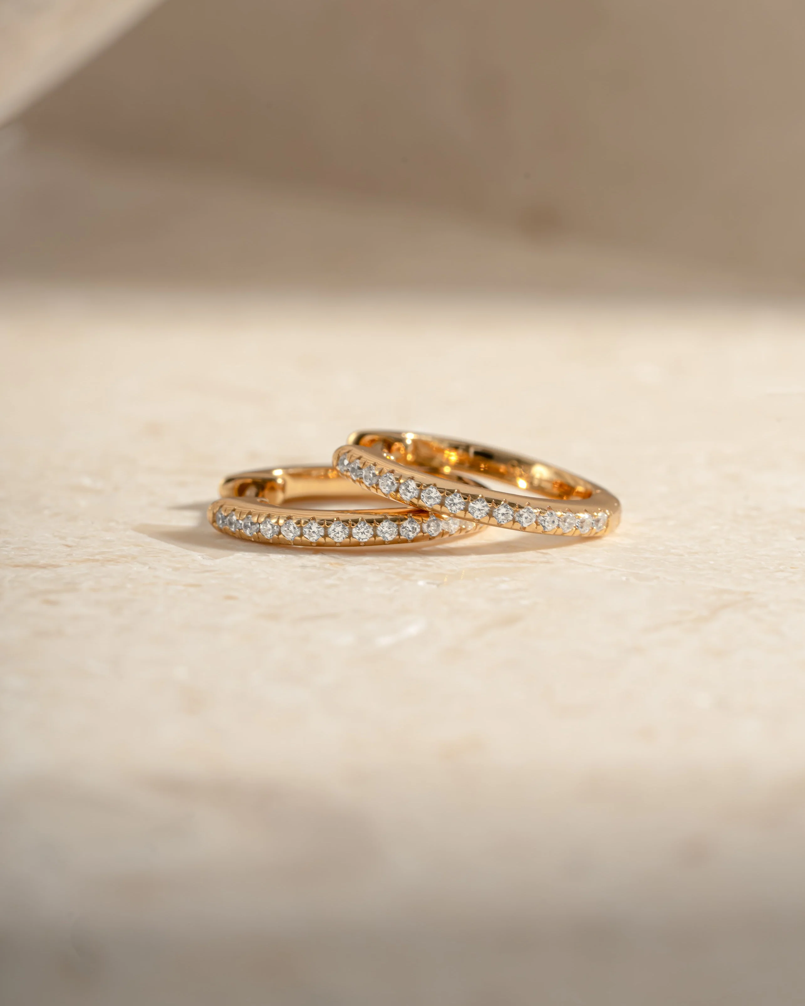11mm Pavé Huggie Earrings (Two Sizes Available) - Image 7