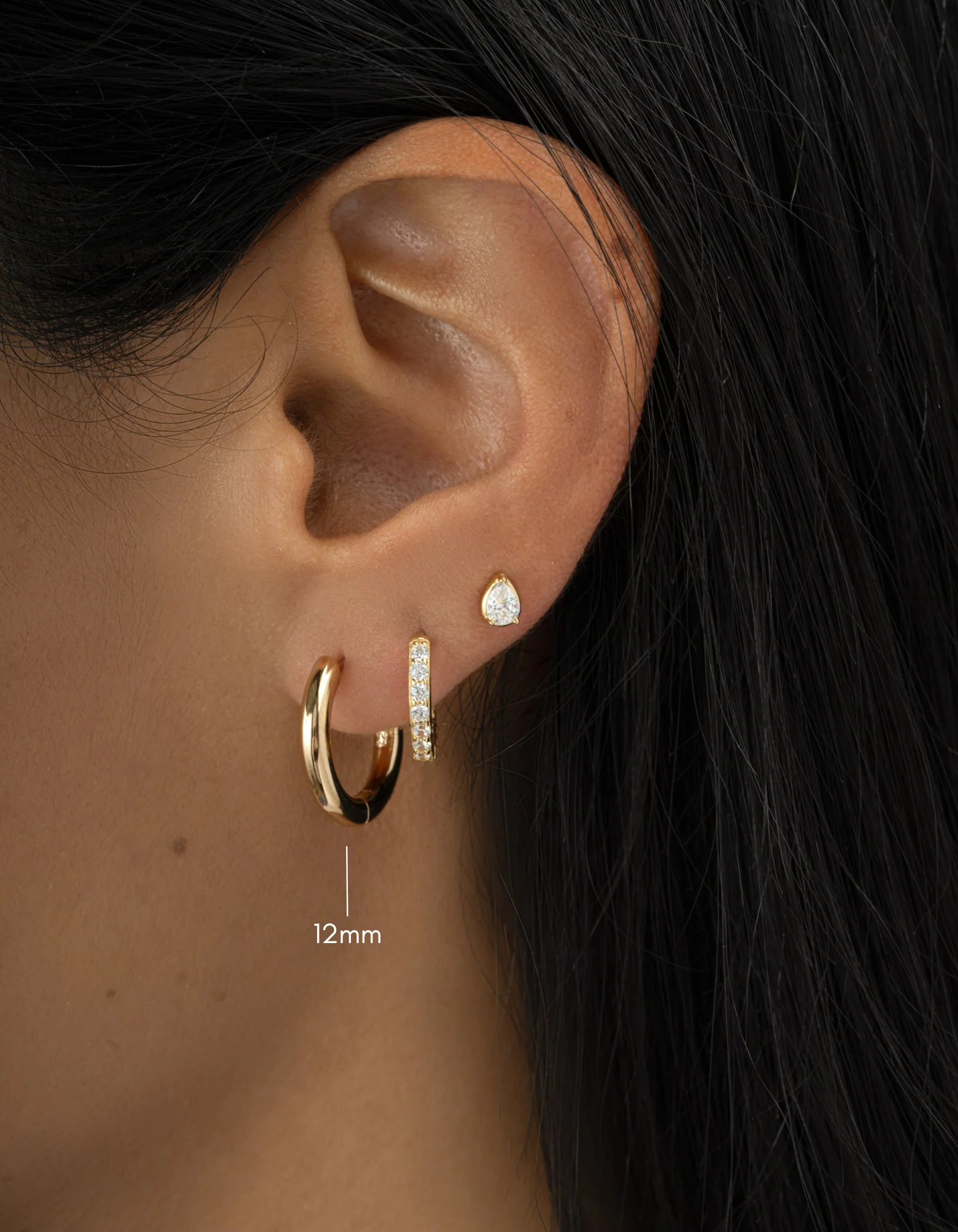 12mm Sylvia Hoops - Image 2