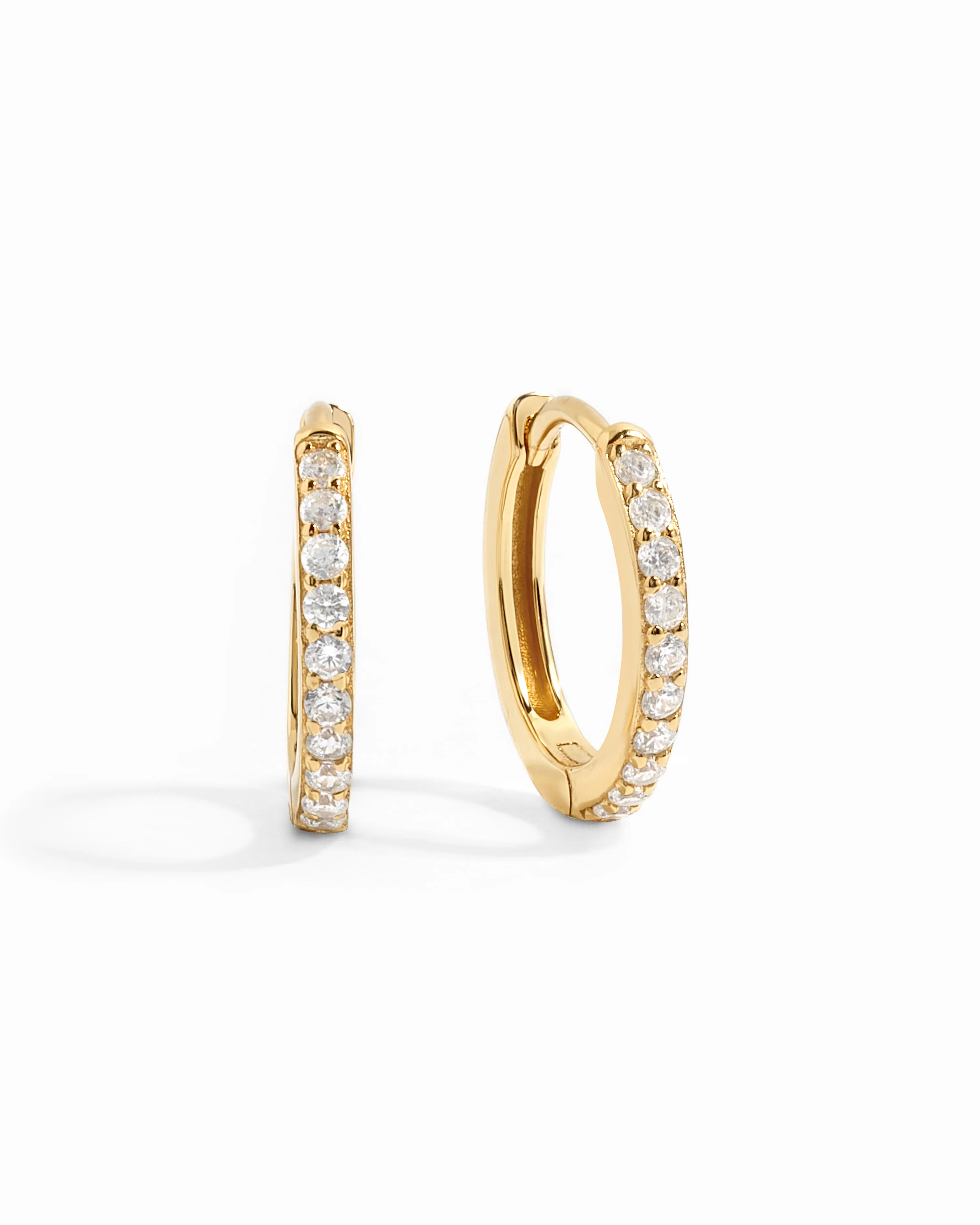 13mm Diamond Huggies (Multiple Sizes Available)