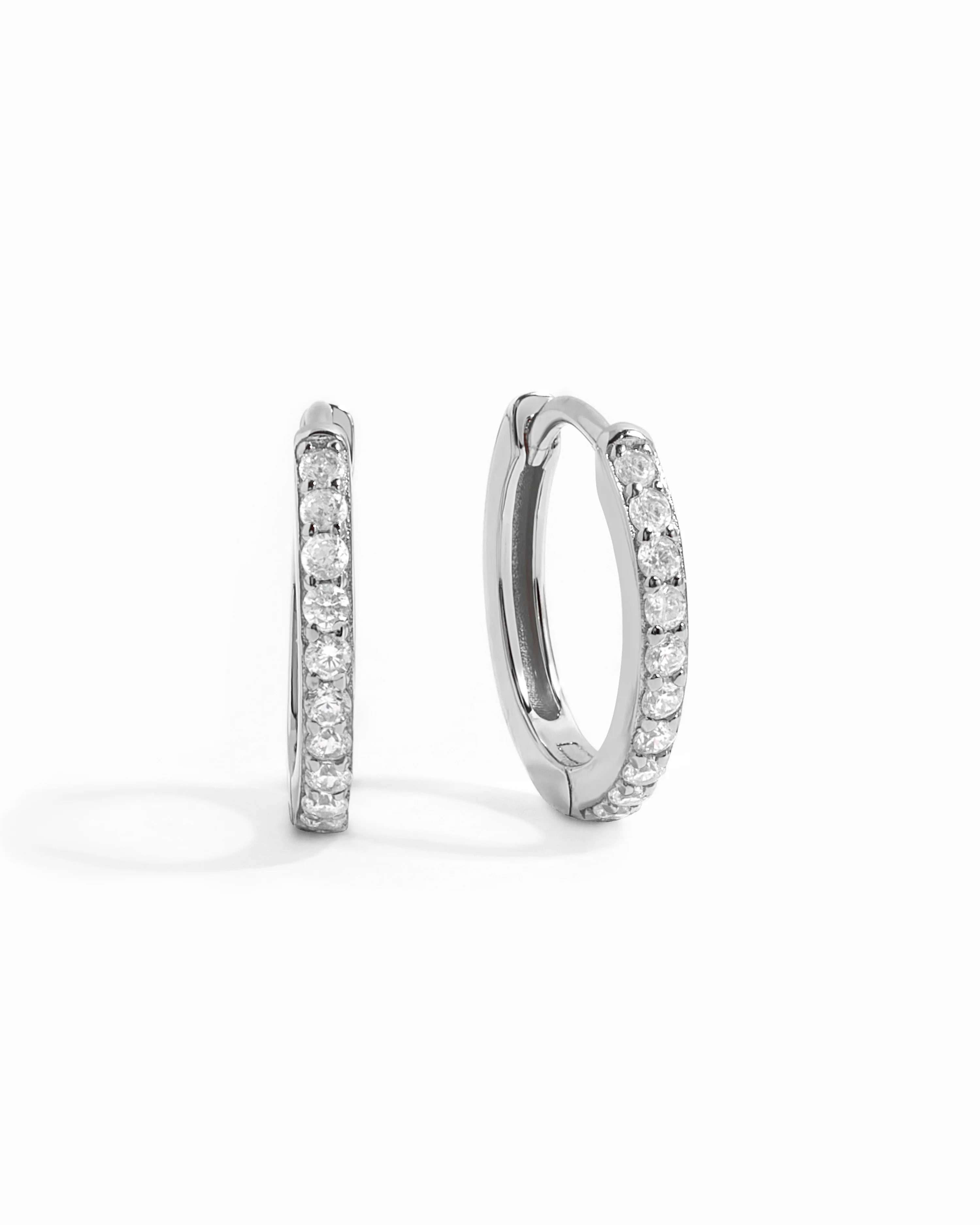 13mm Diamond Huggies (Multiple Sizes Available) - Image 11