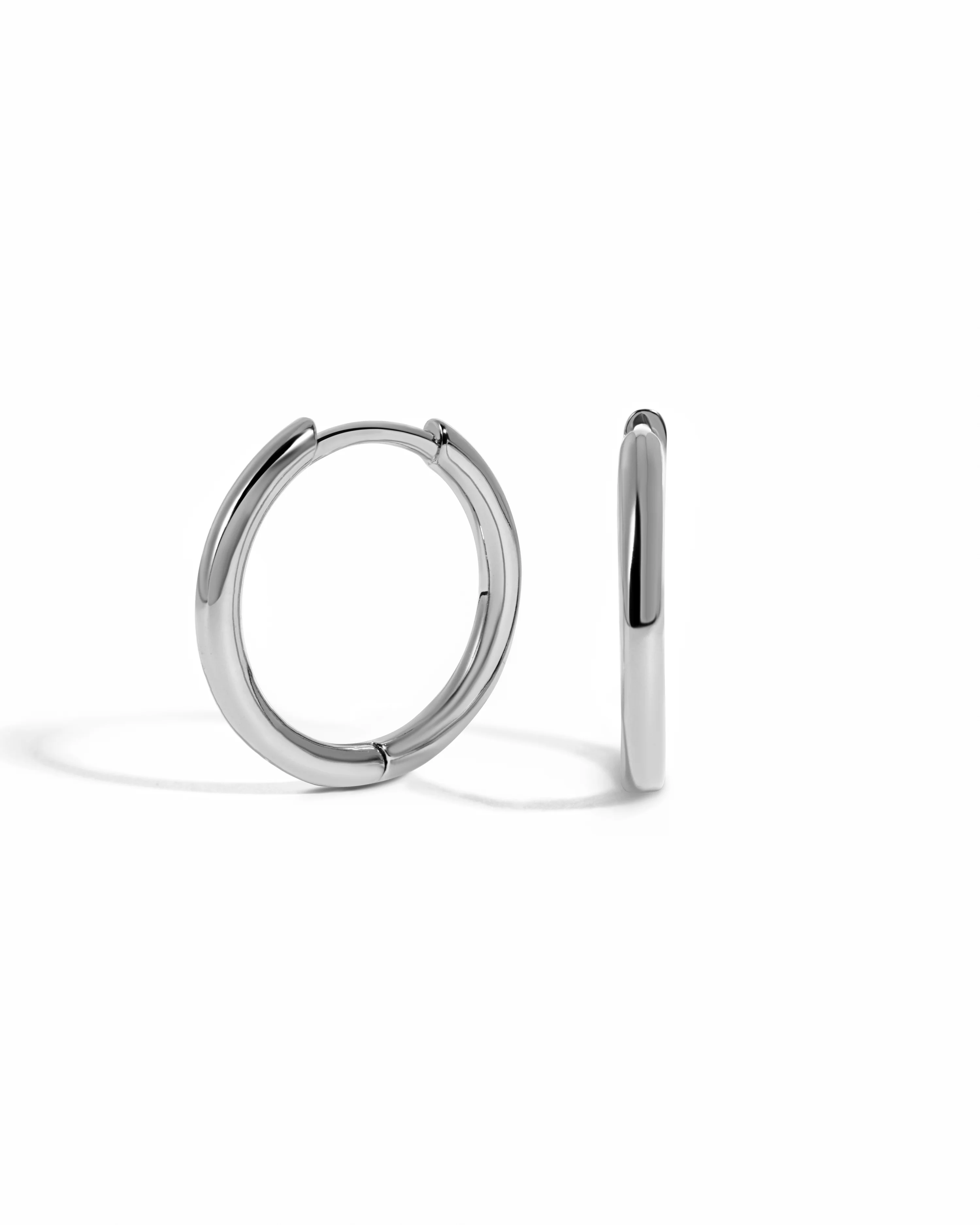 13mm Minimalist Small Hoop Earrings - Image 10