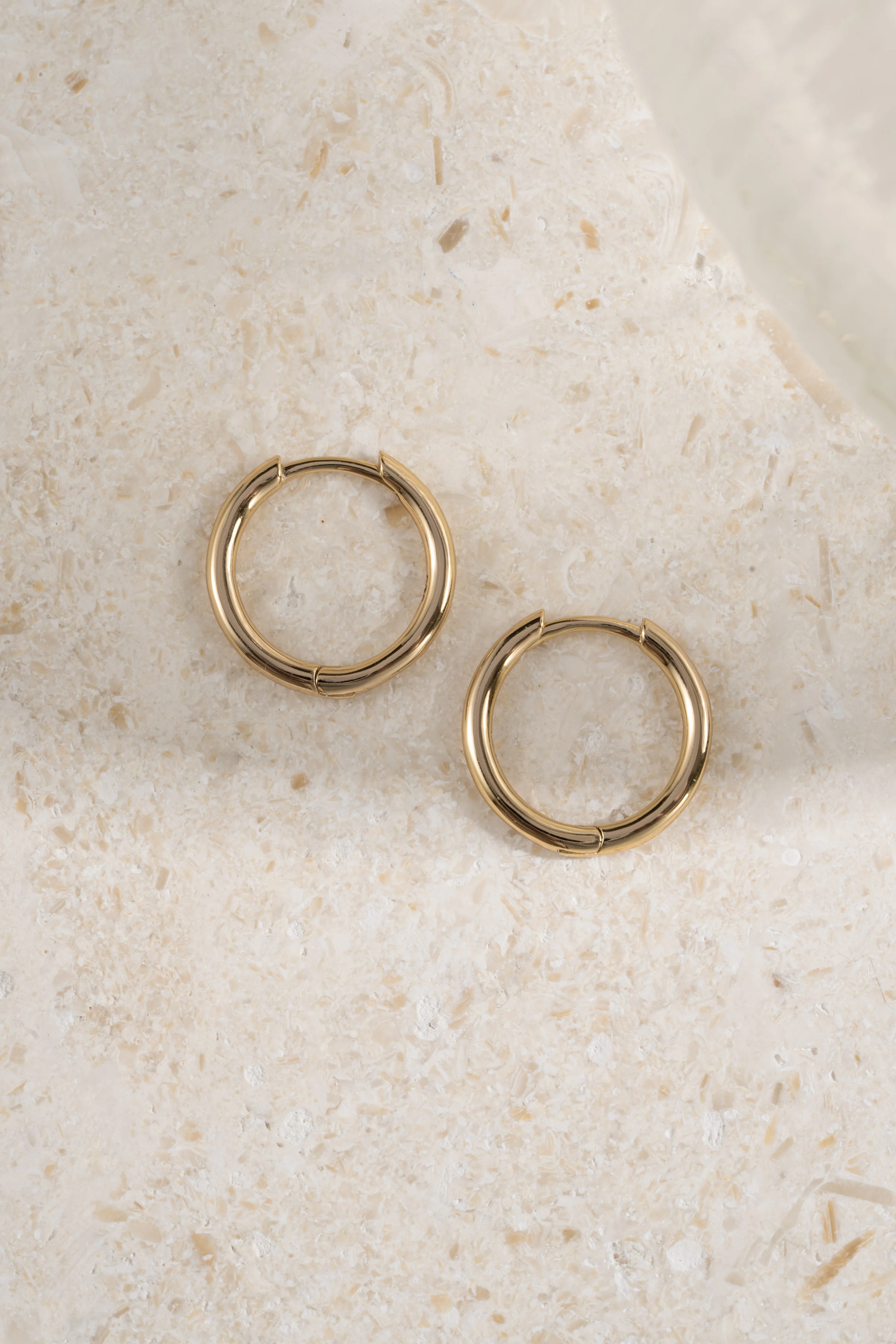 13mm Minimalist Small Hoop Earrings - Image 7