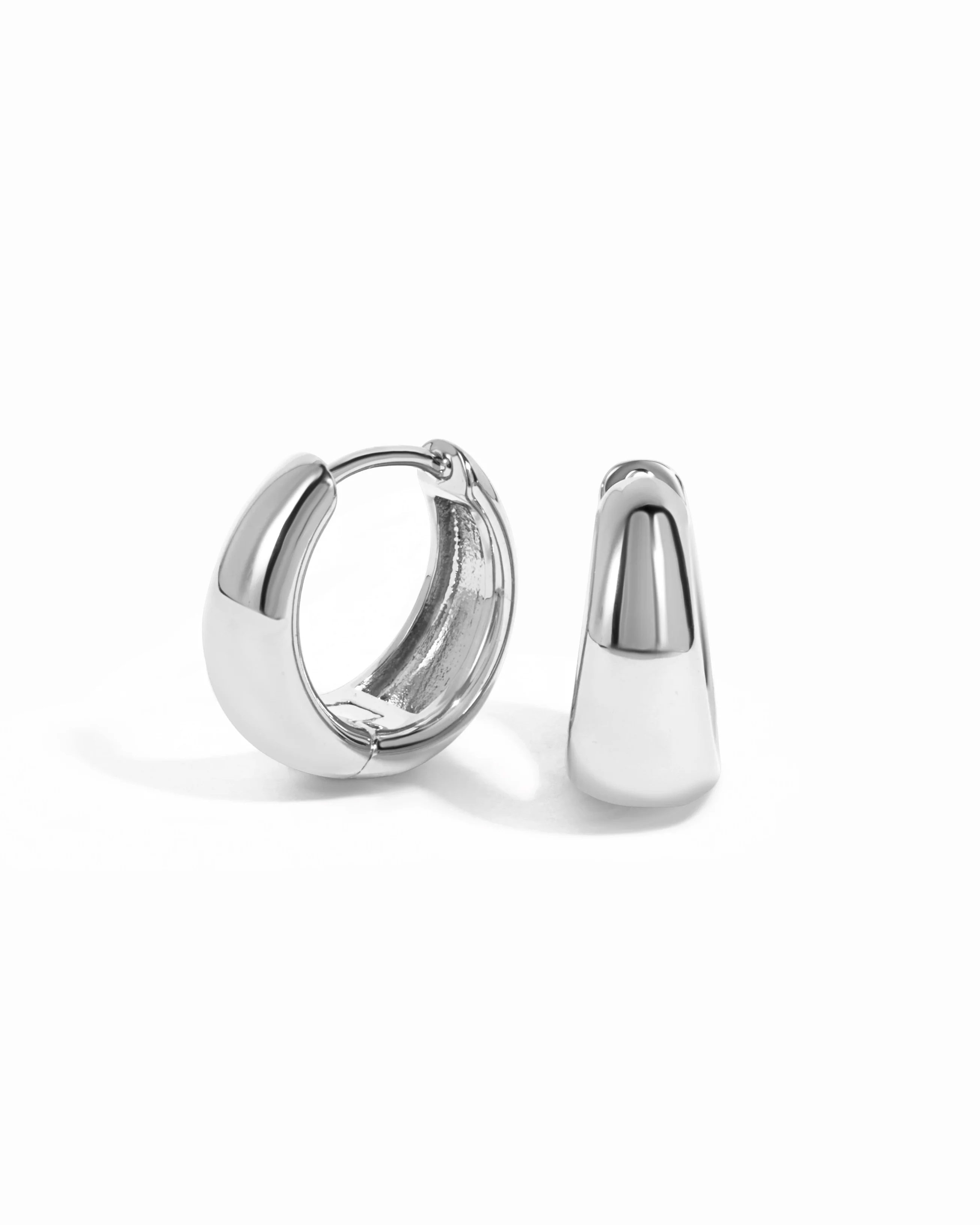 15mm Chunky Huggie Hoops - Image 10