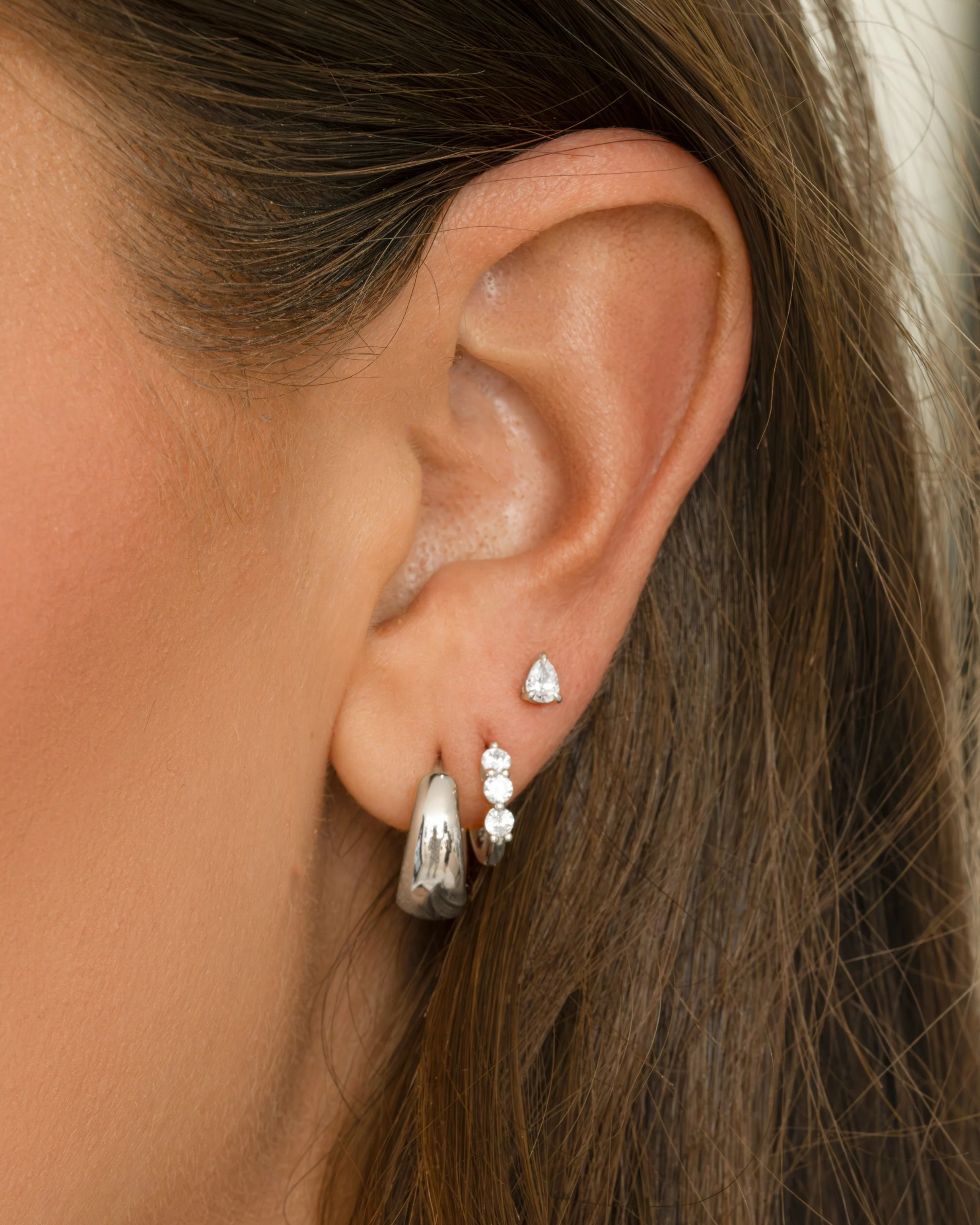 15mm Chunky Huggie Hoops - Image 4