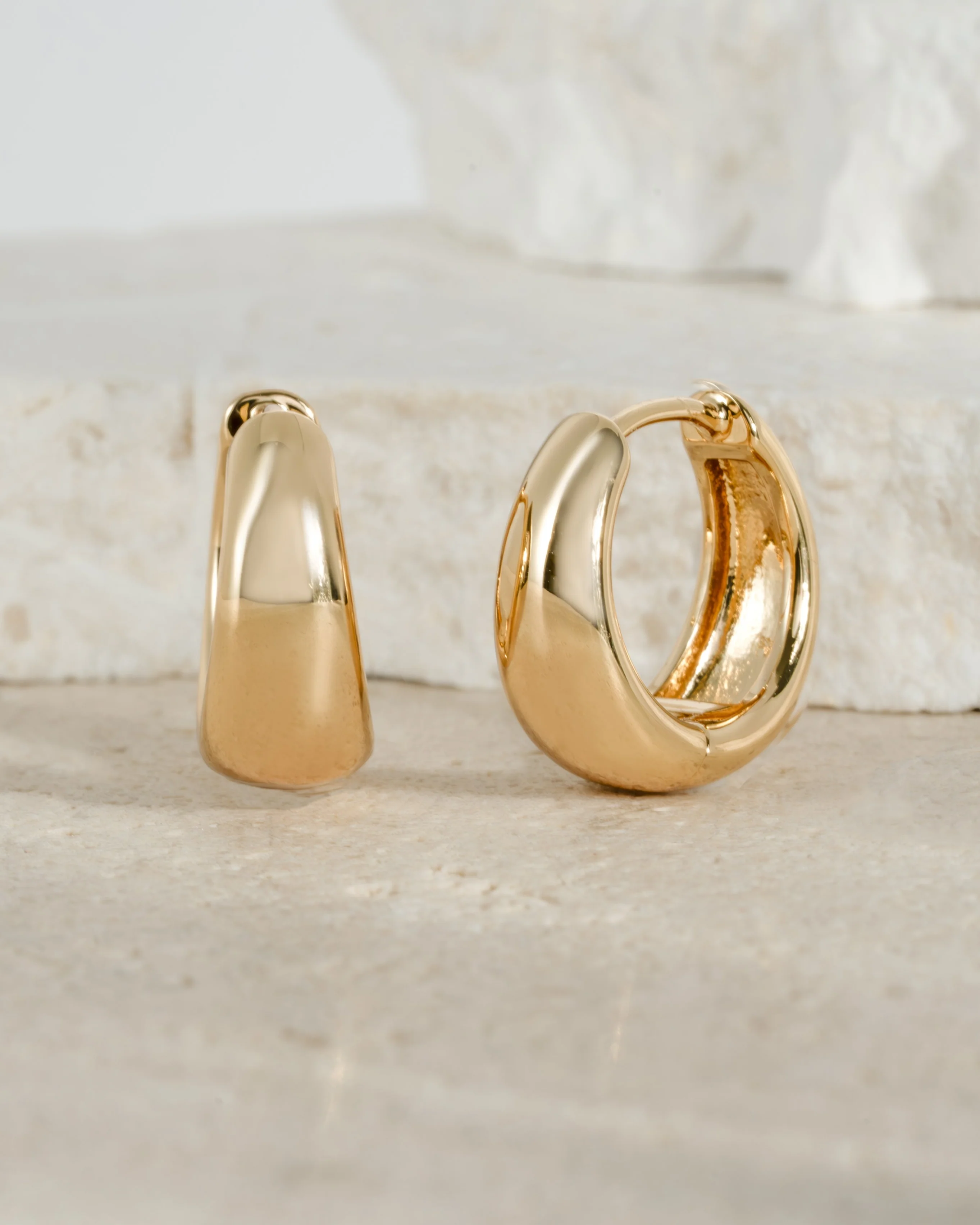 15mm Chunky Huggie Hoops - Image 7