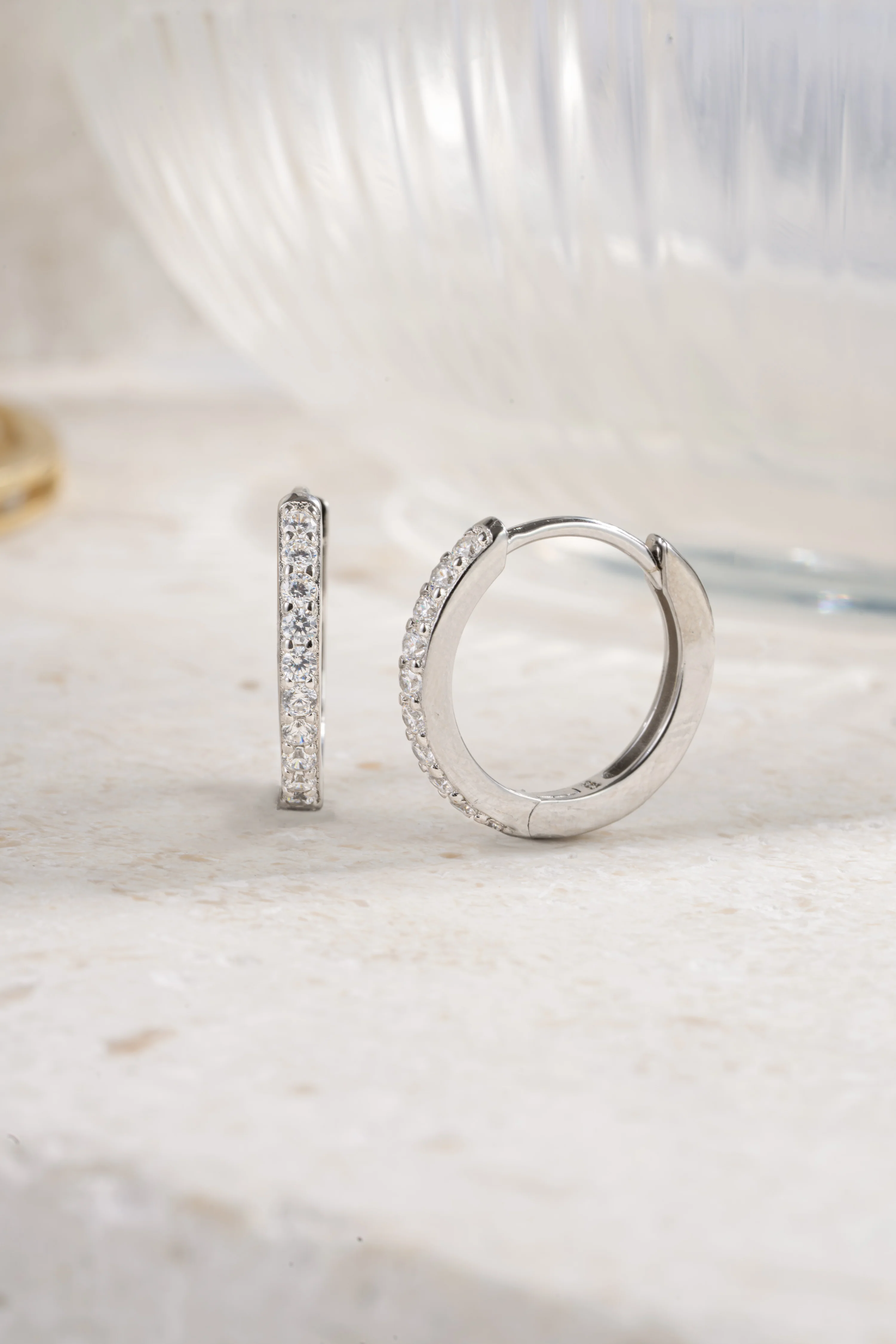 16mm Diamond Huggies (Multiple Sizes Available) - Image 5