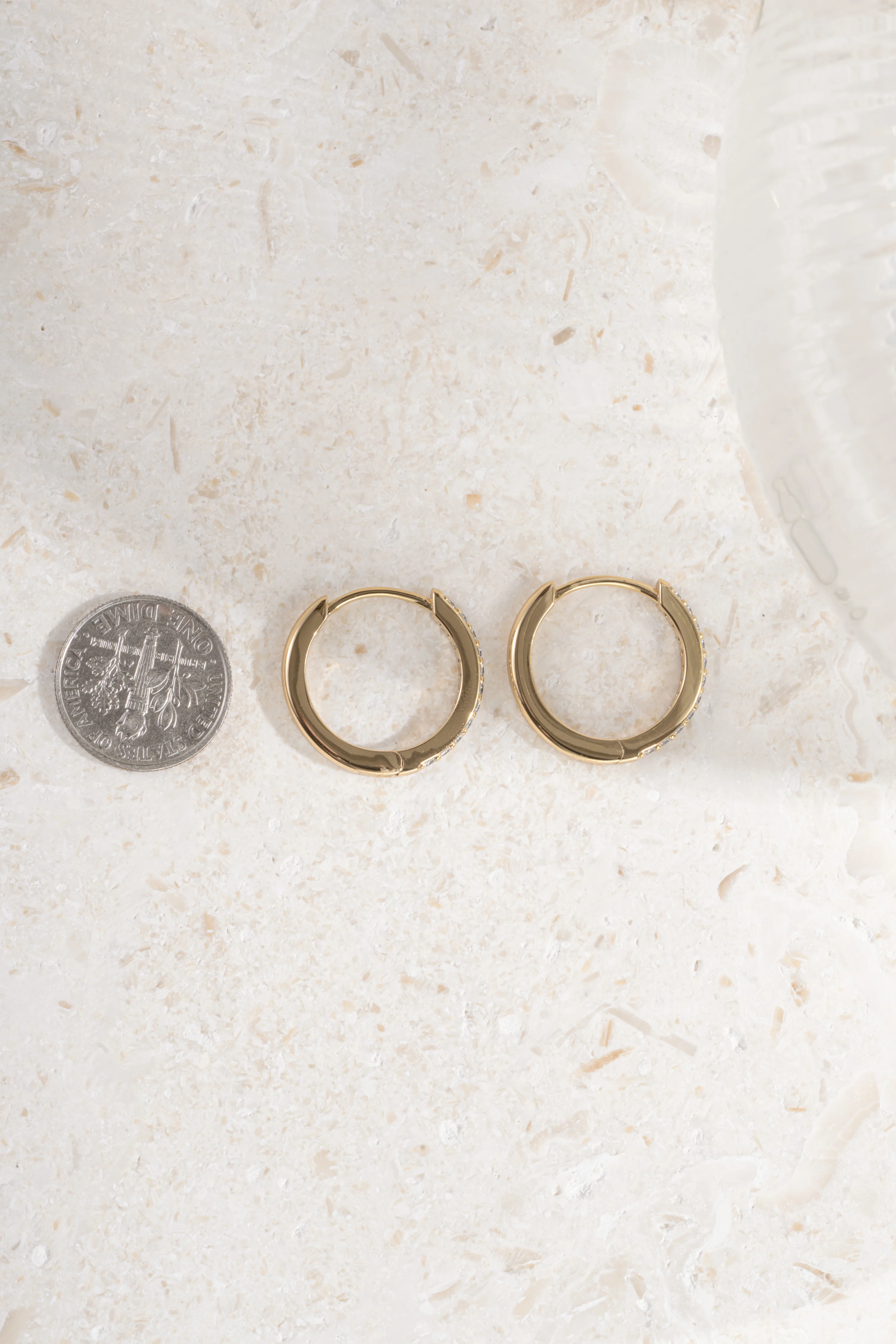 16mm Diamond Huggies (Multiple Sizes Available) - Image 9