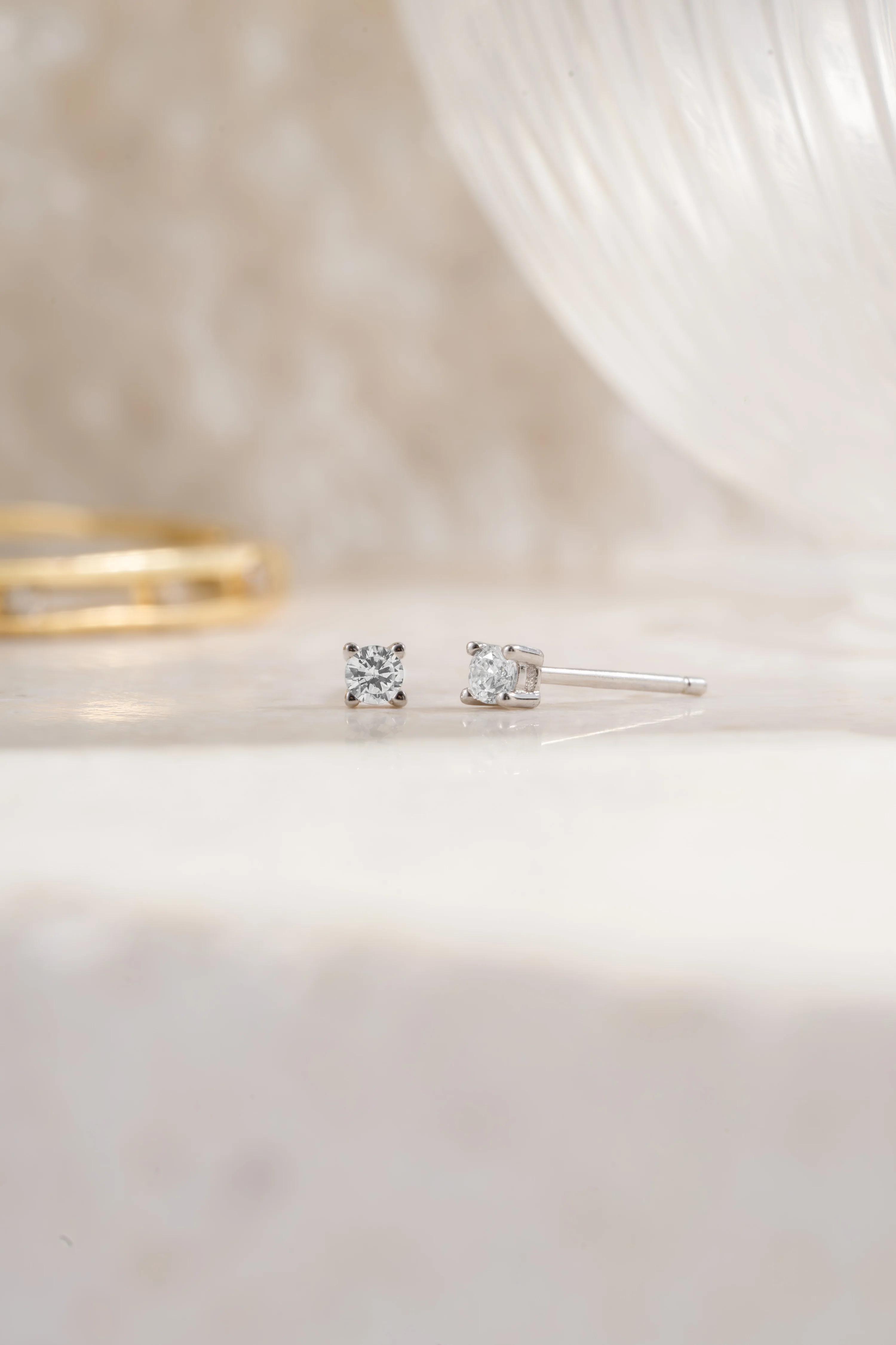 2.5mm Solitaire Studs - Image 3