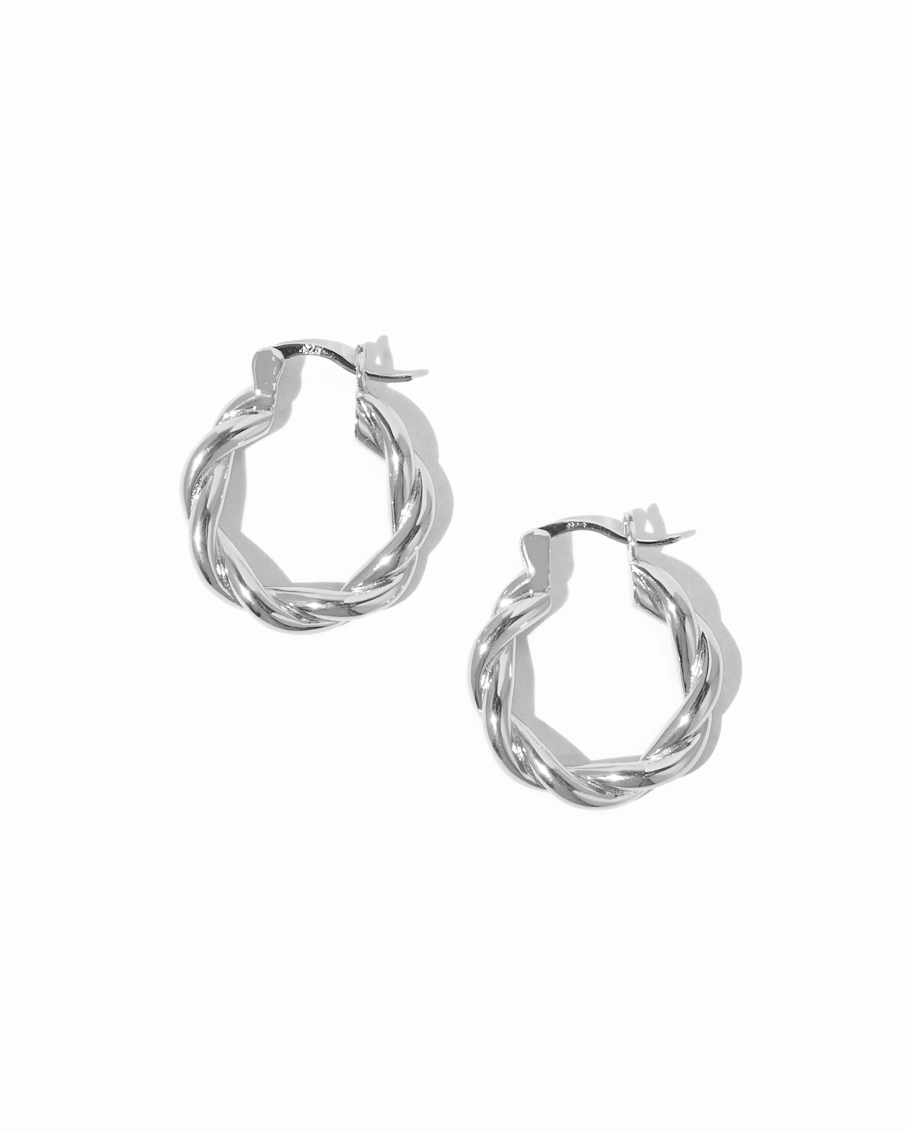 20mm Spiral Hoop Earrings