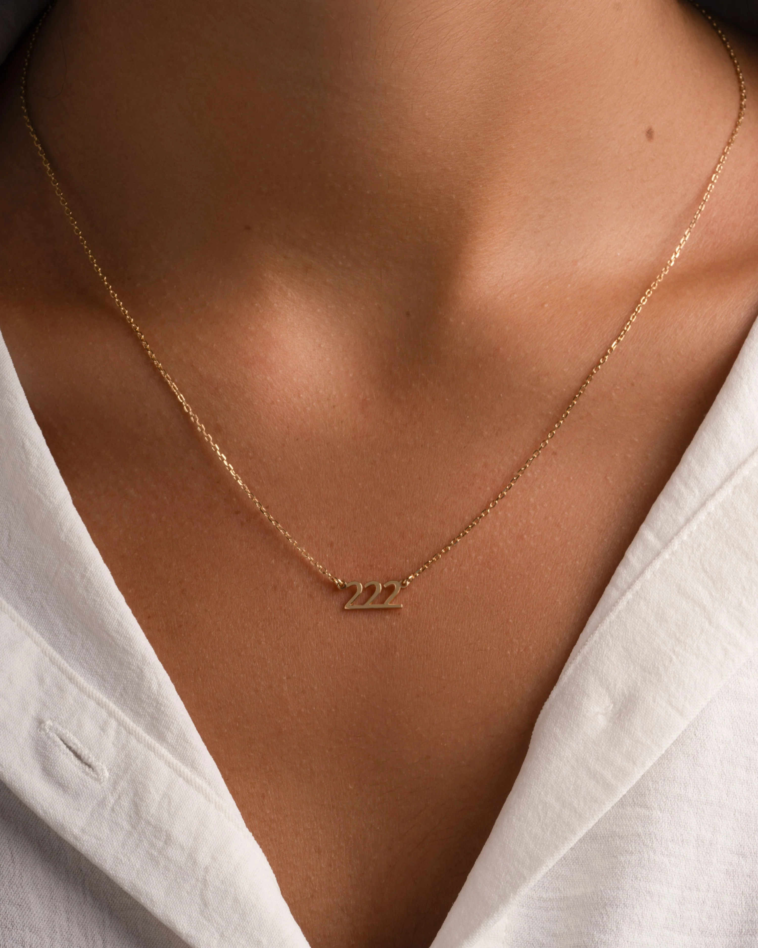 222 Ready to Ship Angel Number Necklace - Image 2
