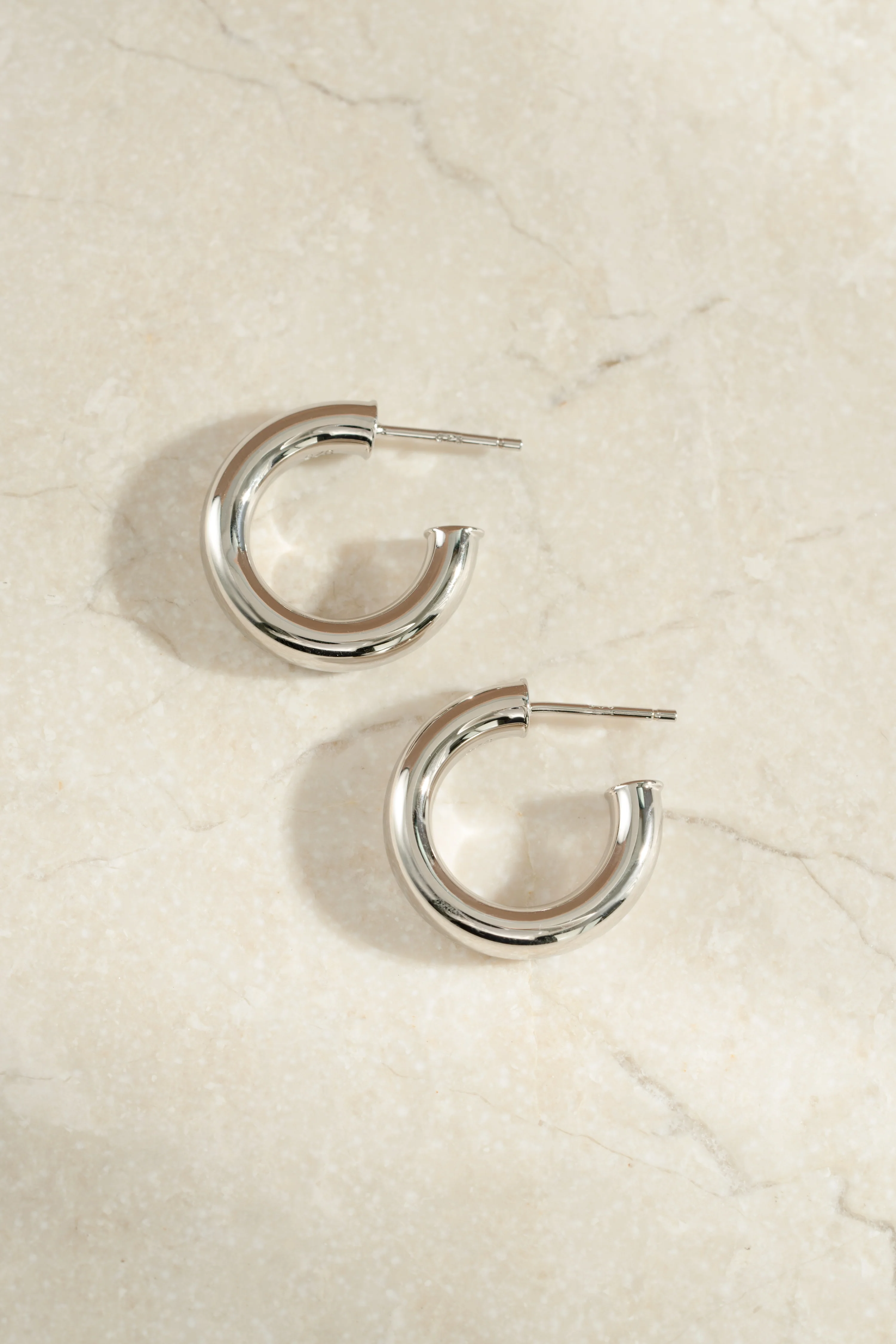 24mm Chunky Tube Hoops - Image 3