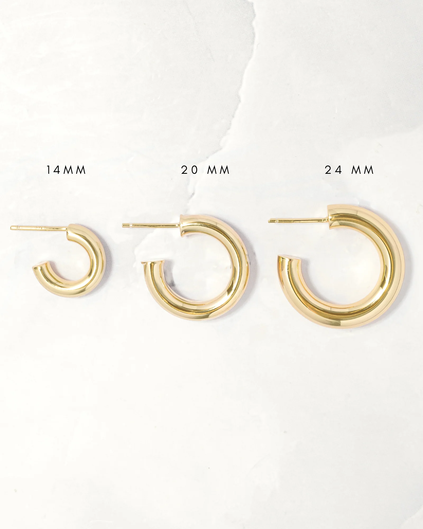 20mm Chunky Tube Hoops - Image 7