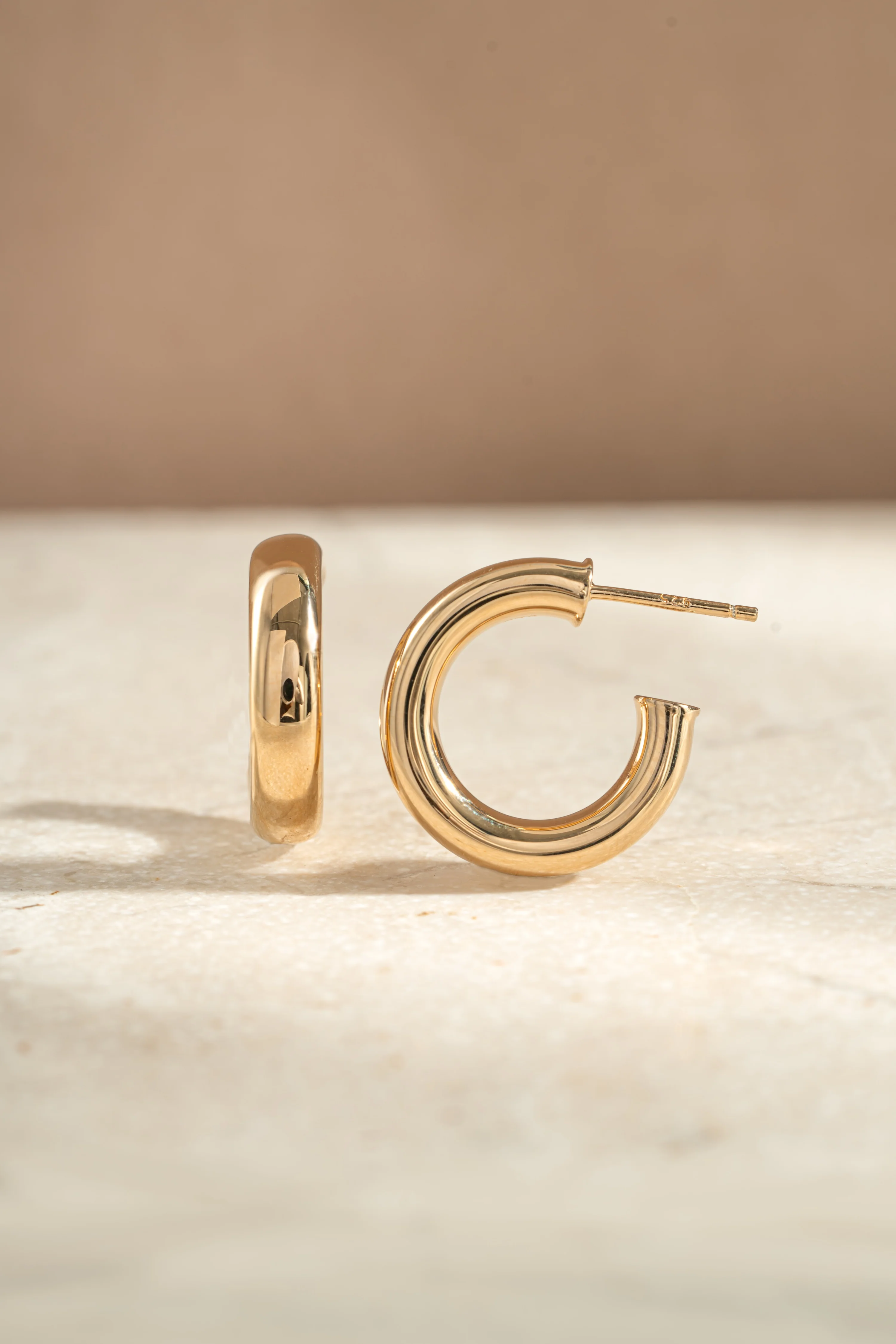 24mm Chunky Tube Hoops - Image 9