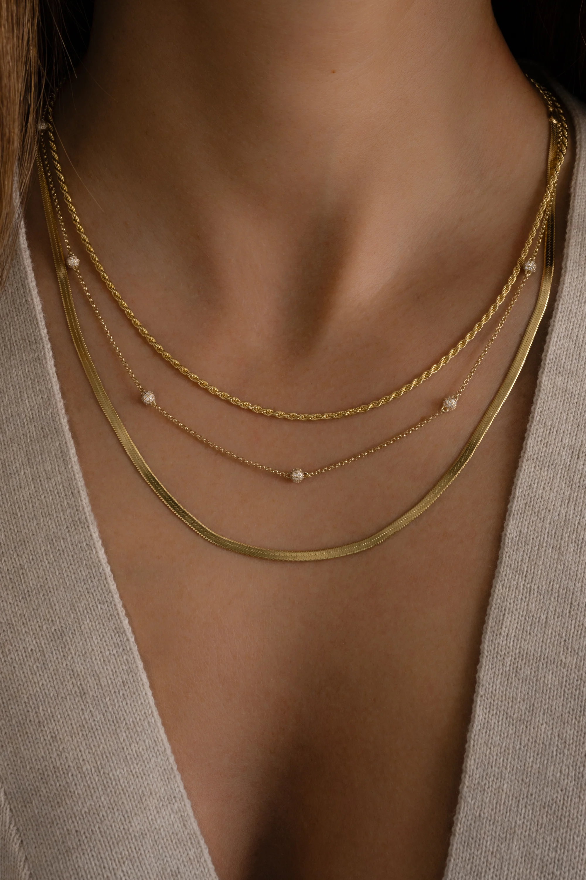 2mm Herringbone Chain - Image 8