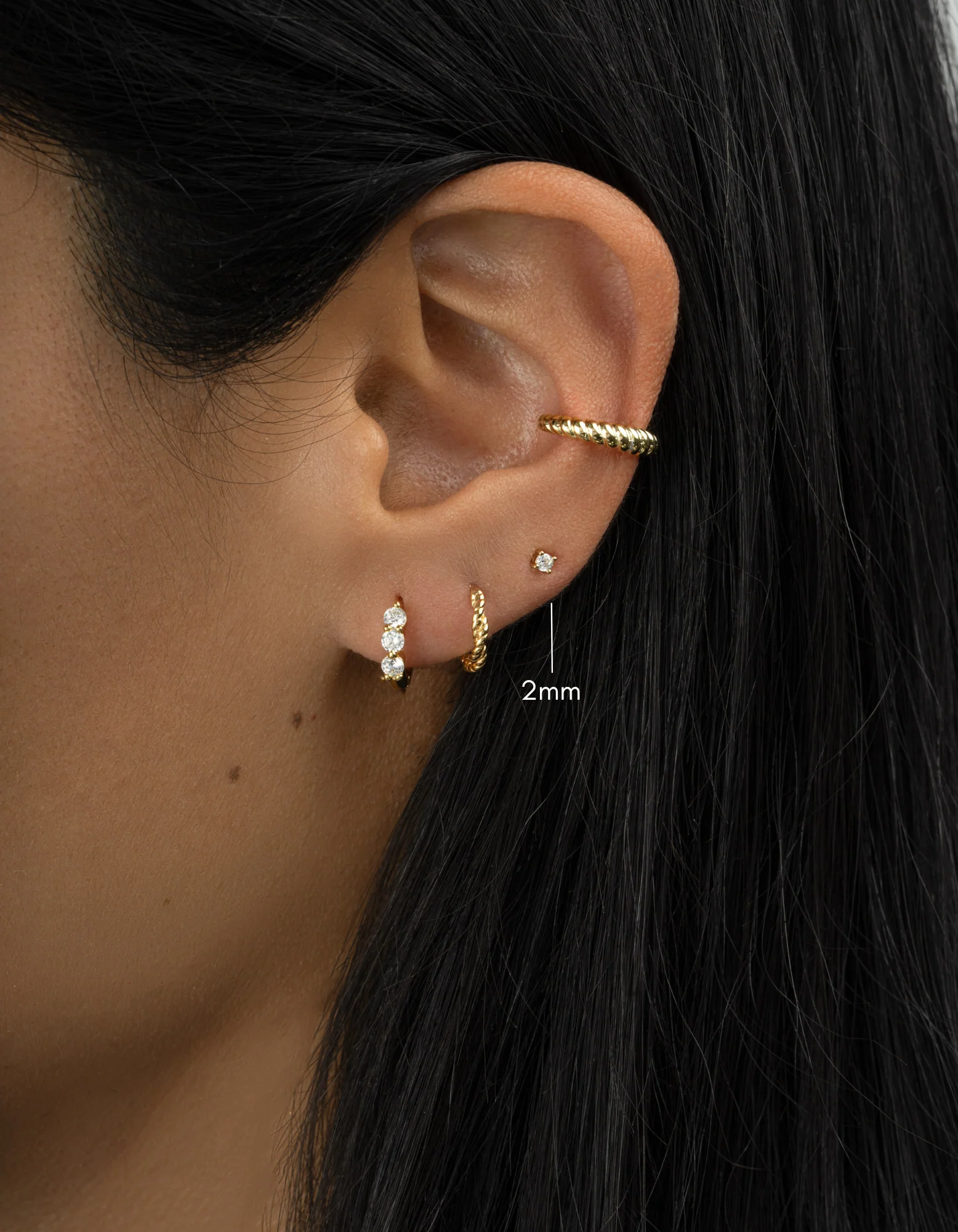 2mm Solitaire Studs (Multiple Sizes Available) - Image 10