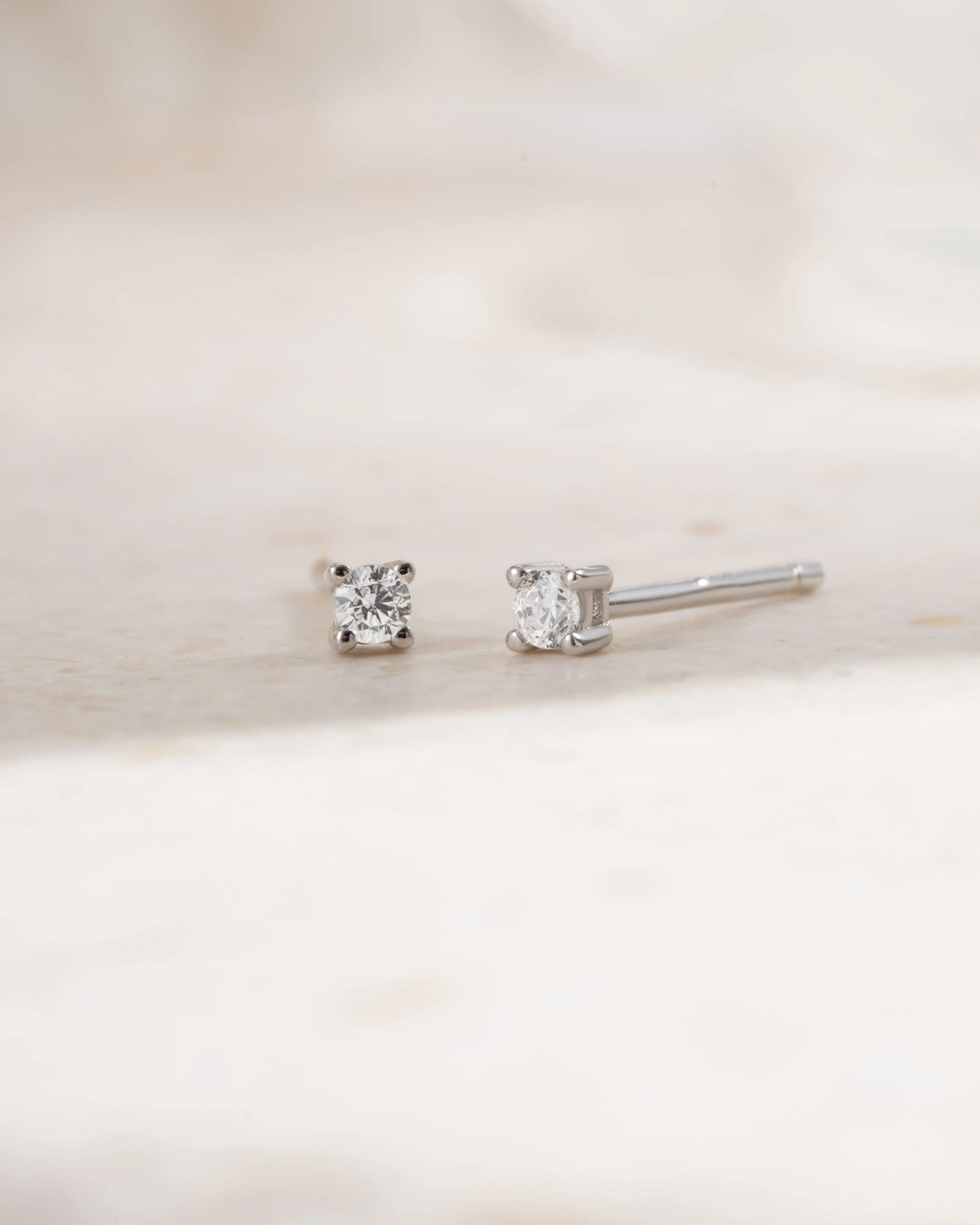 2mm Solitaire Studs (Multiple Sizes Available) - Image 3