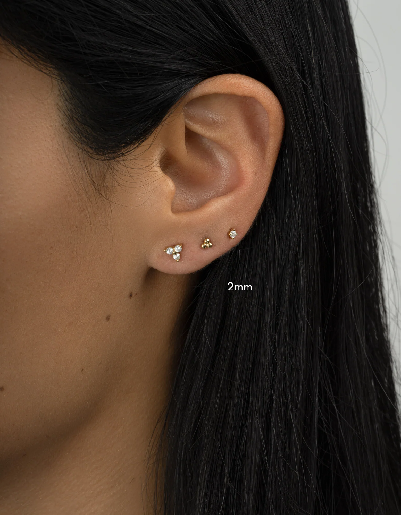 2mm Solitaire Studs (Multiple Sizes Available) - Image 7