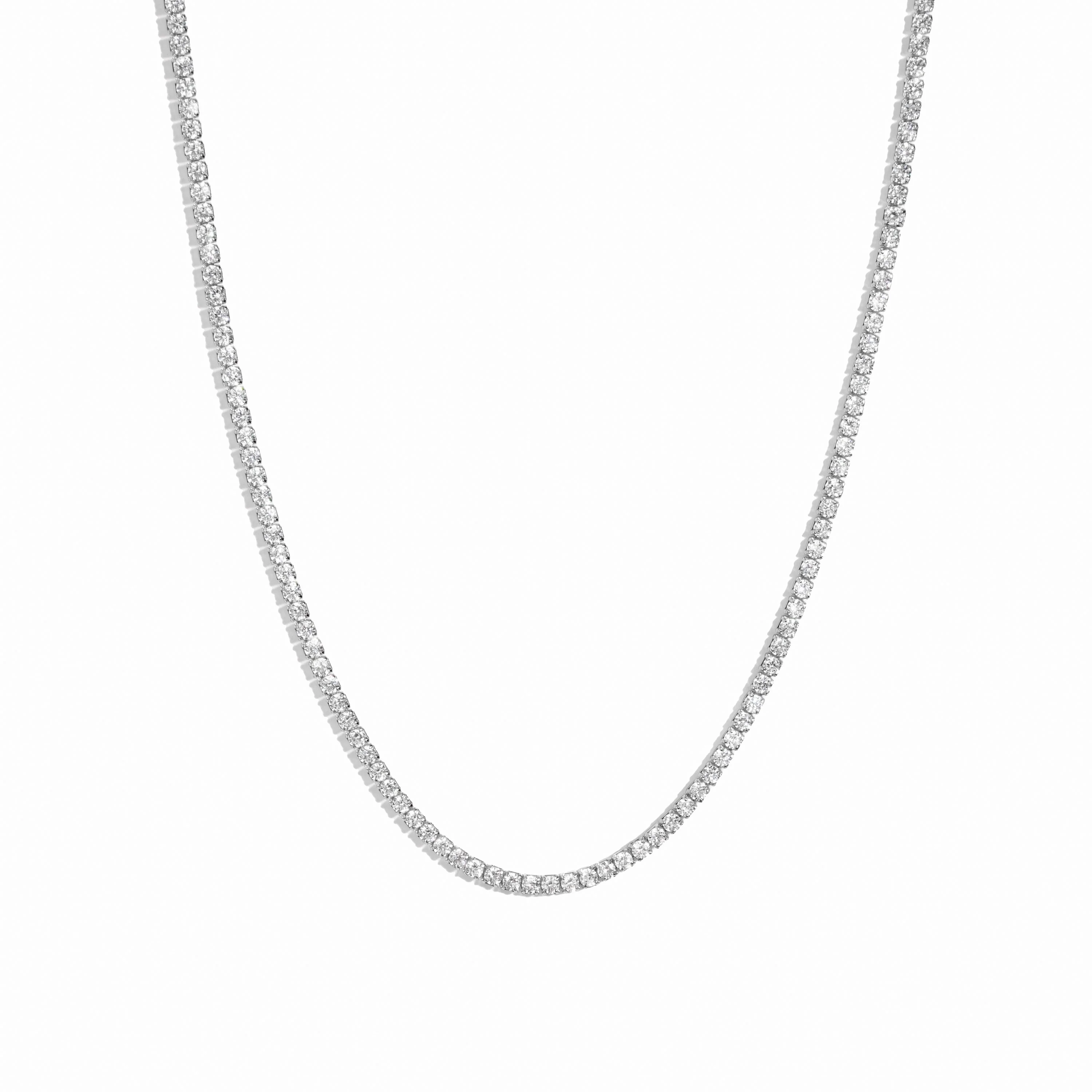 2mm Tennis Necklace - Image 3
