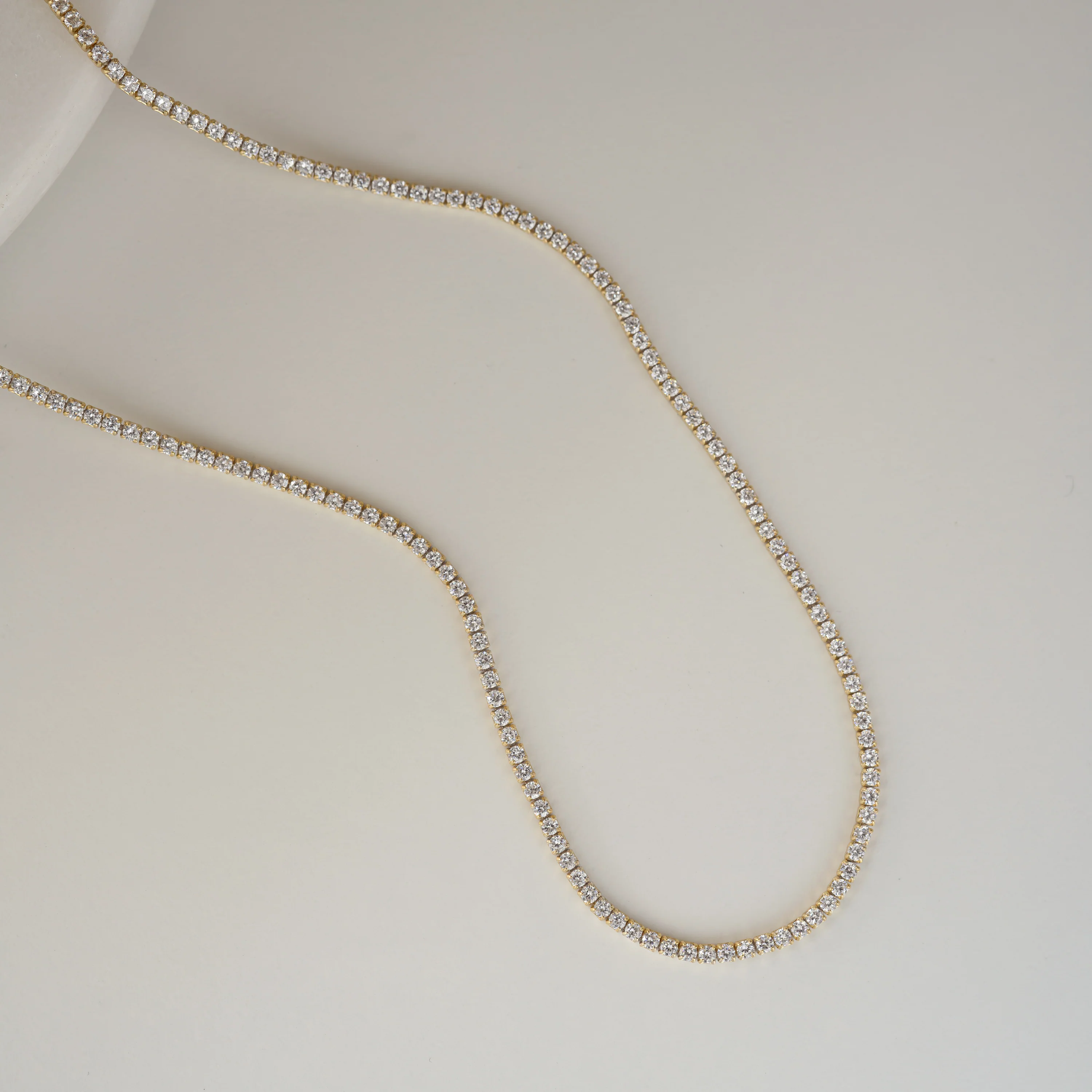 2mm Tennis Necklace - Image 5