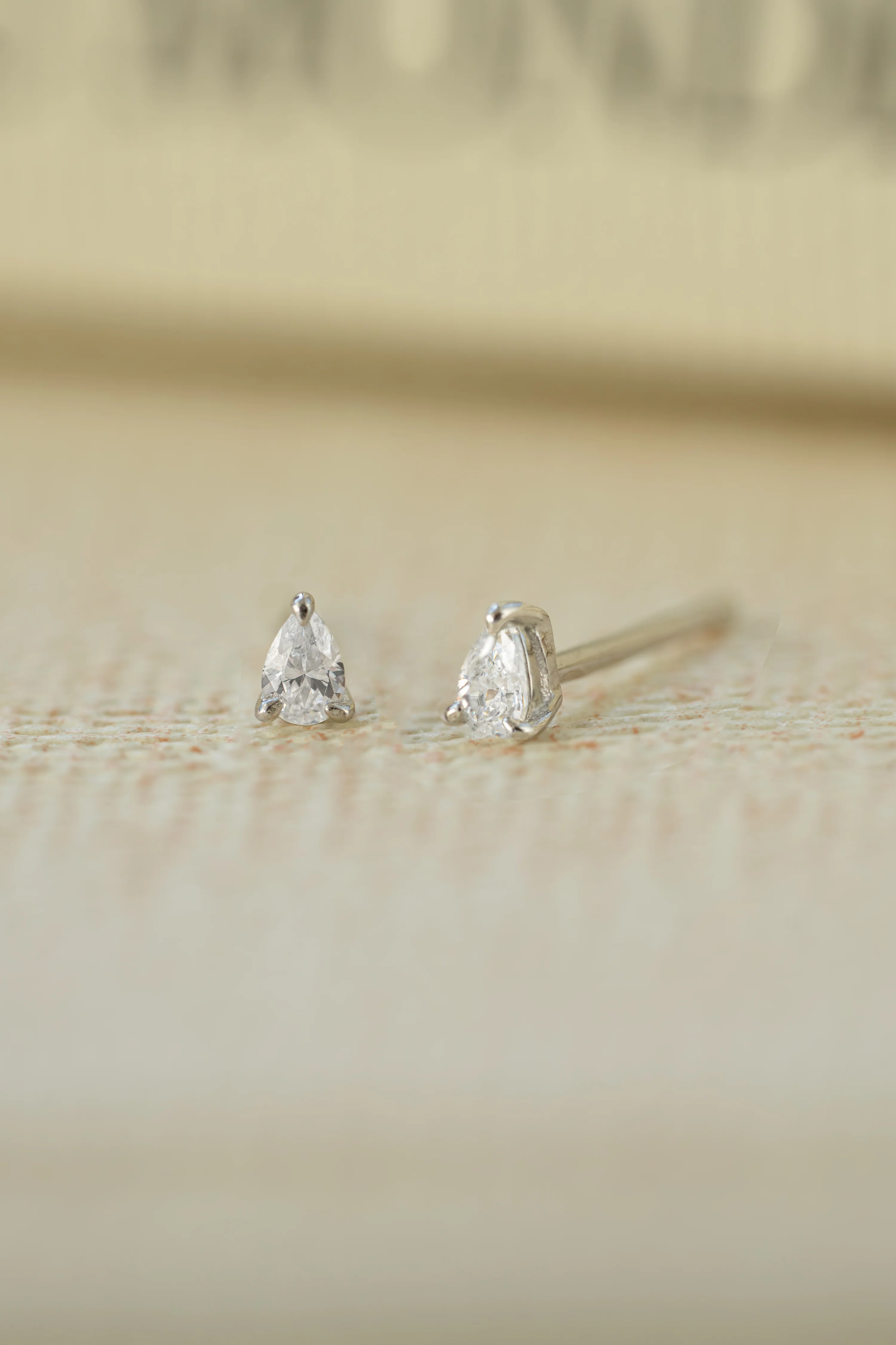 2x3mm Pear Studs (Multiple Sizes Available) - Image 5