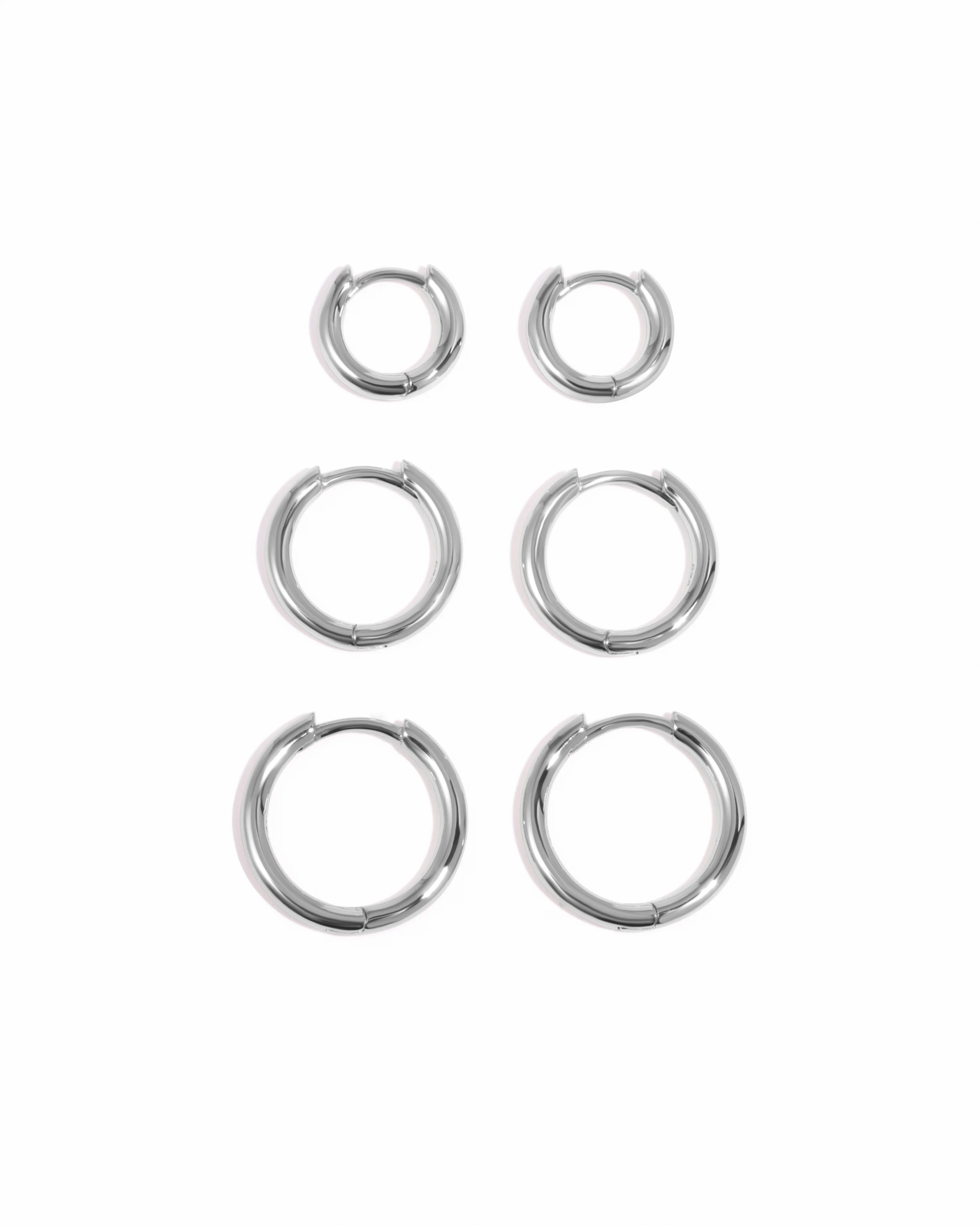 3 Hoop Earrings Set - Image 5