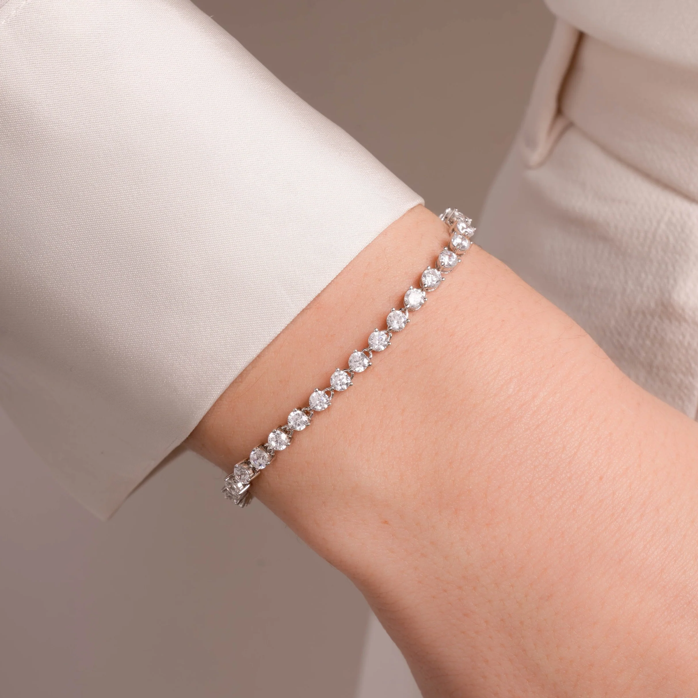 3-Prong Tennis Bracelet - Image 4