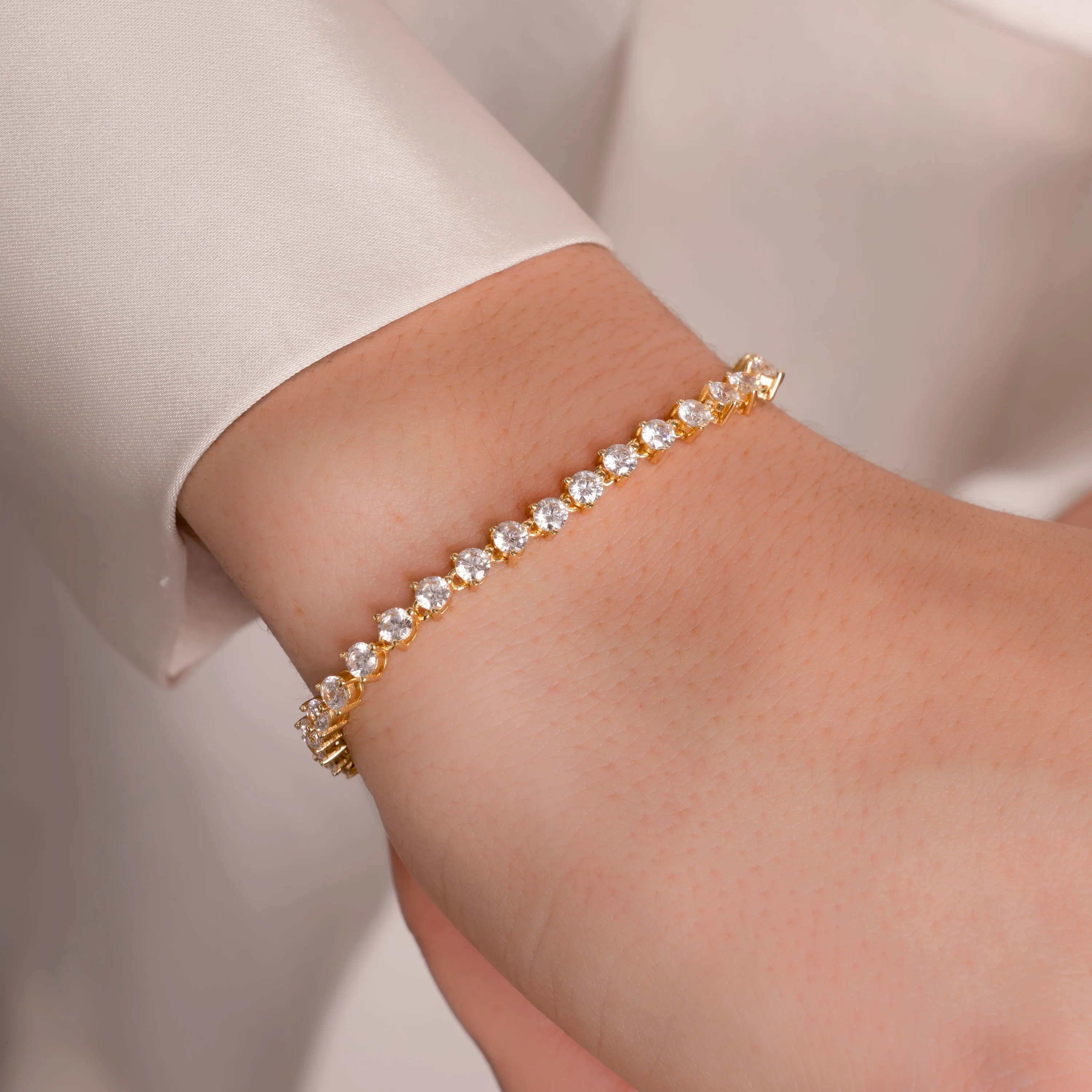 3-Prong Tennis Bracelet - Image 6