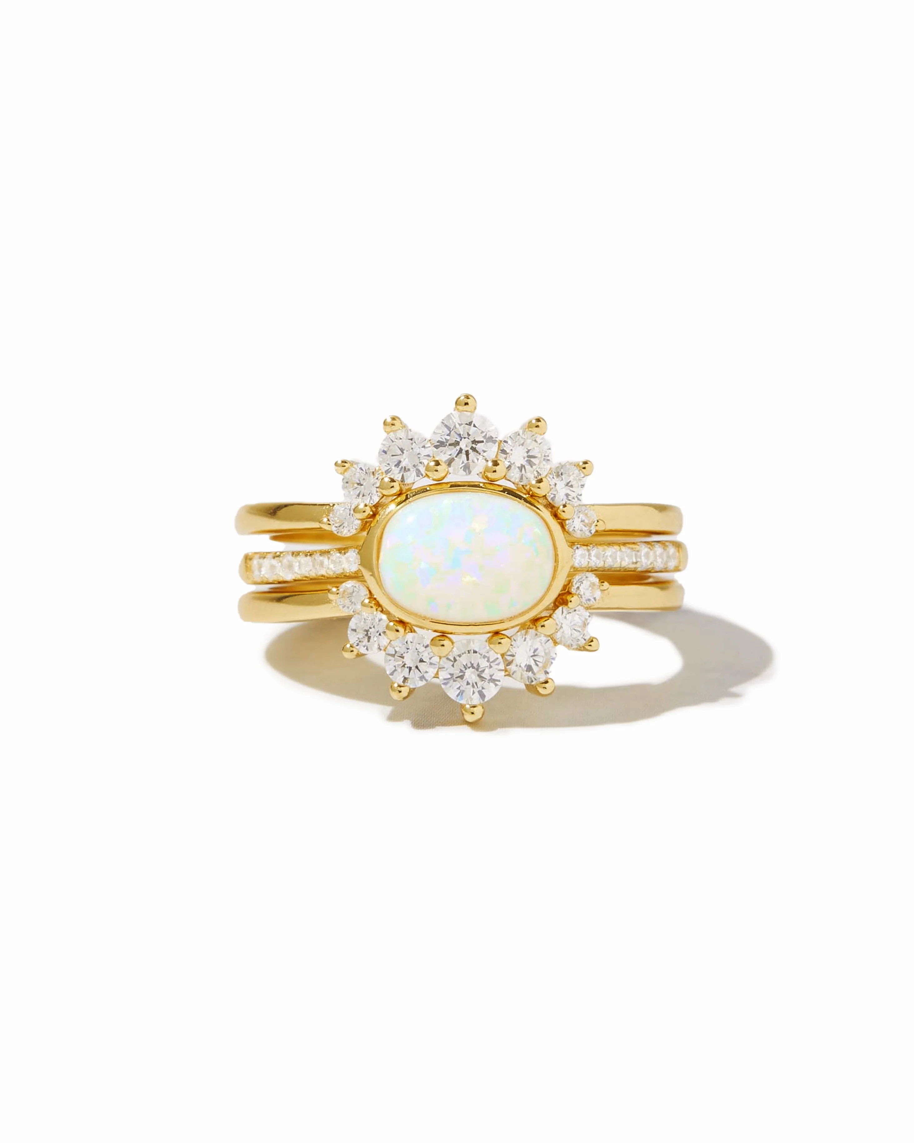 3 Set Opal Ring