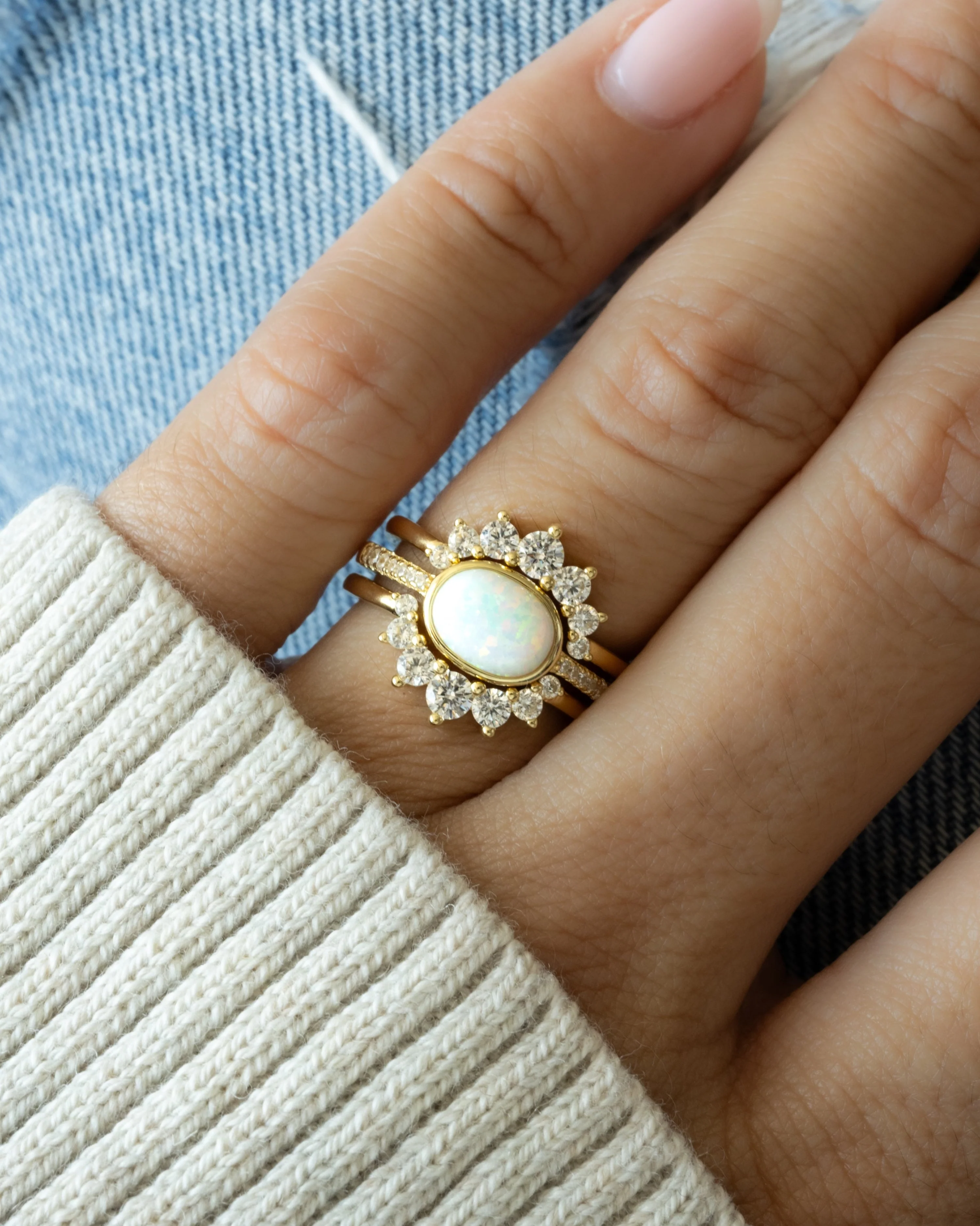 3 Set Opal Ring - Image 2