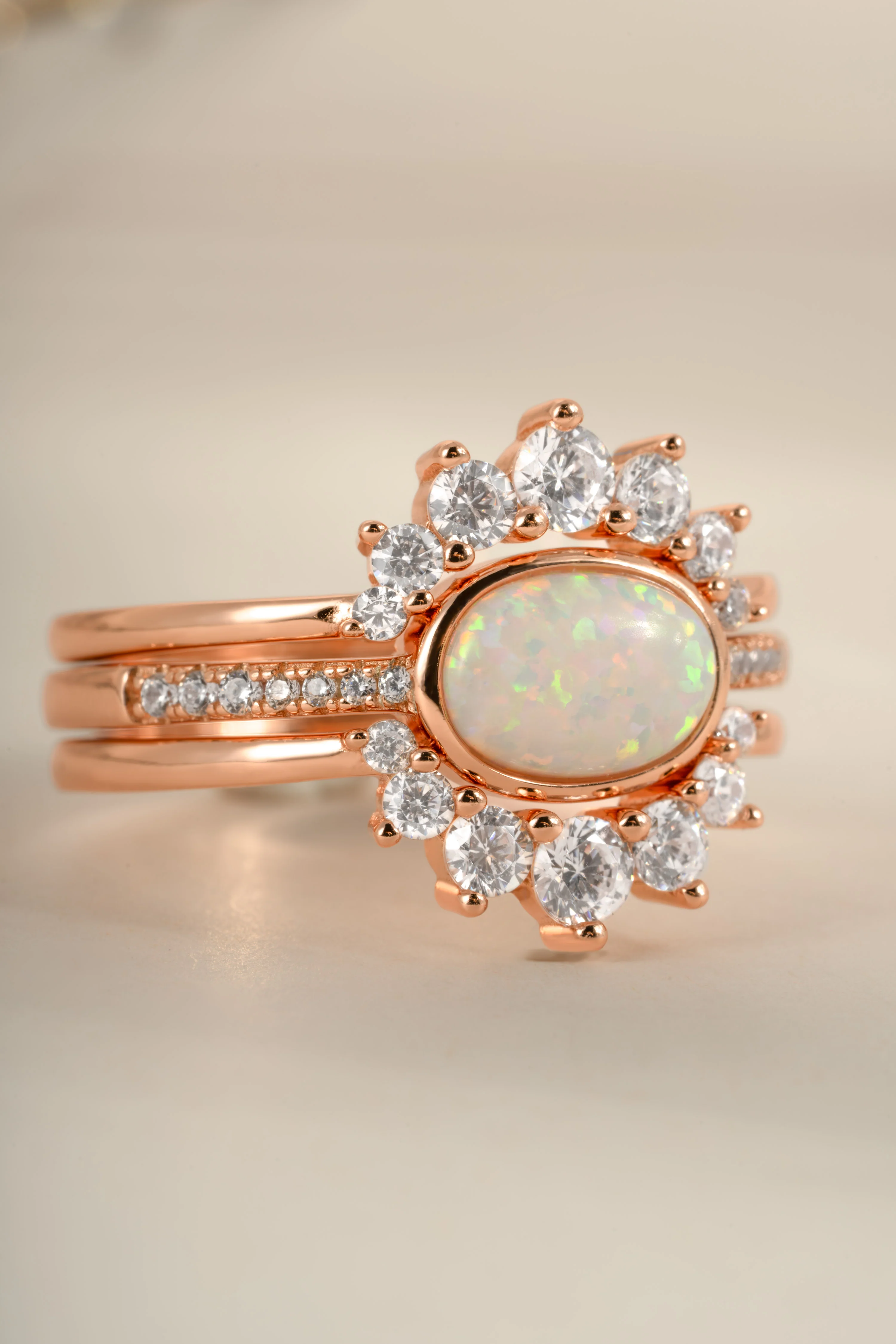 3 Set Opal Ring - Image 6