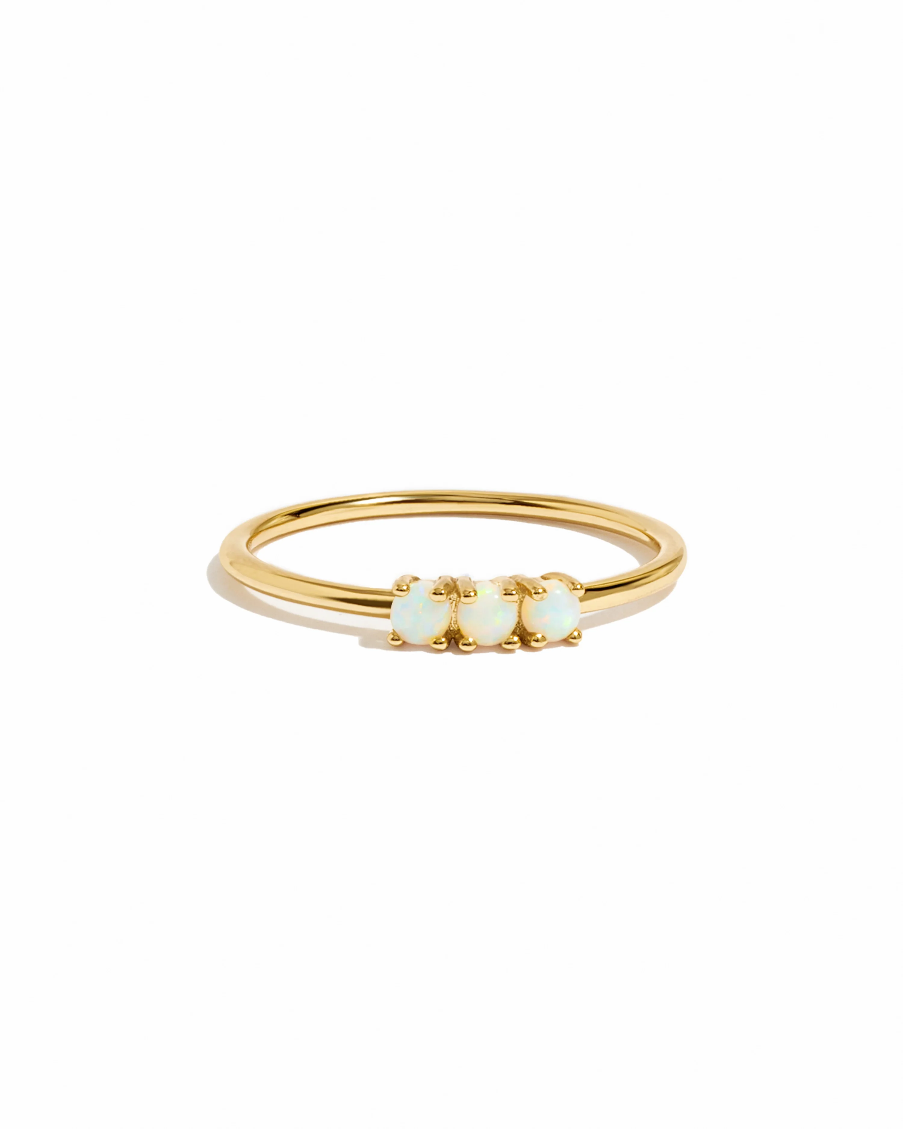 3 Stone Opal Ring
