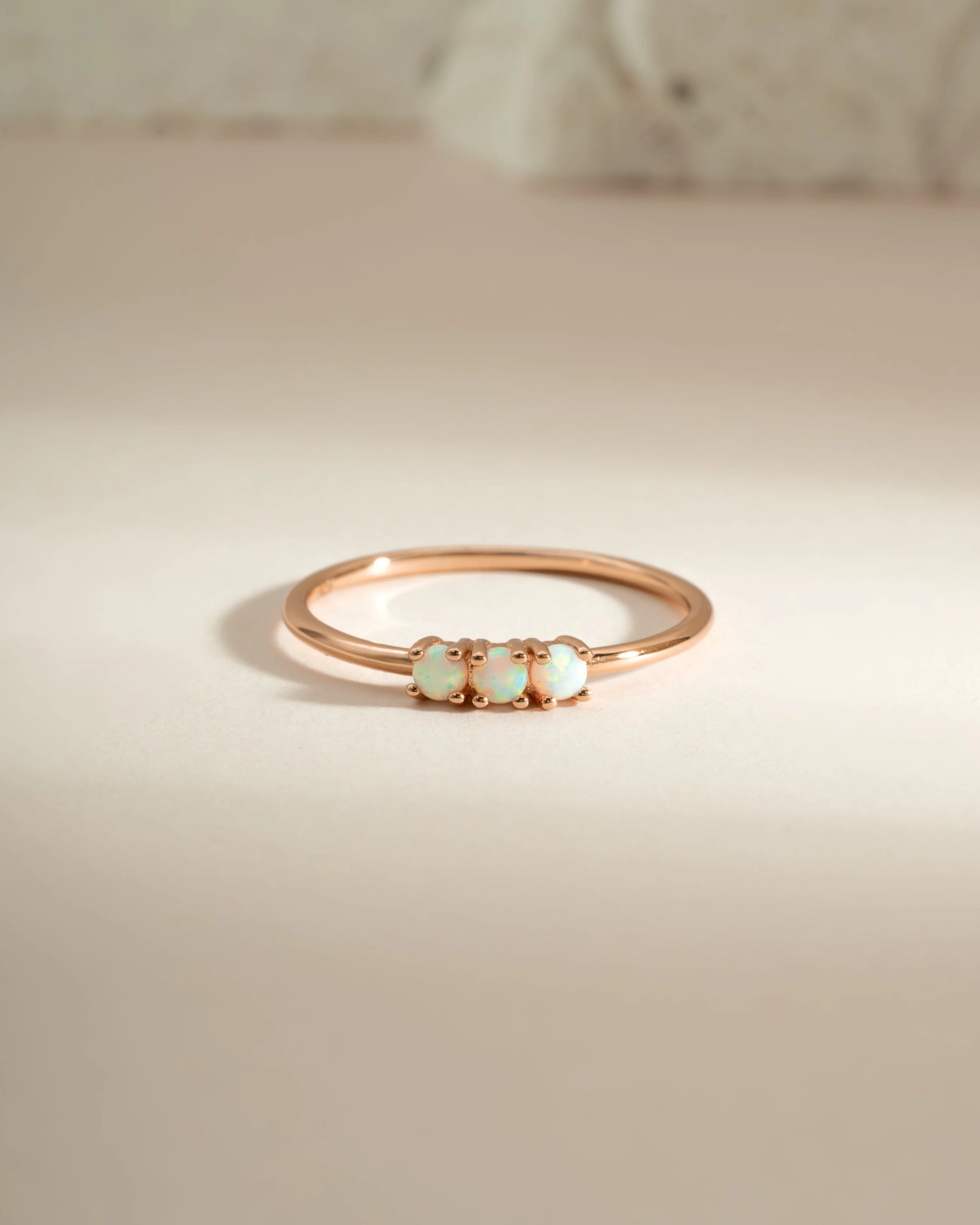 3 Stone Opal Ring - Image 4