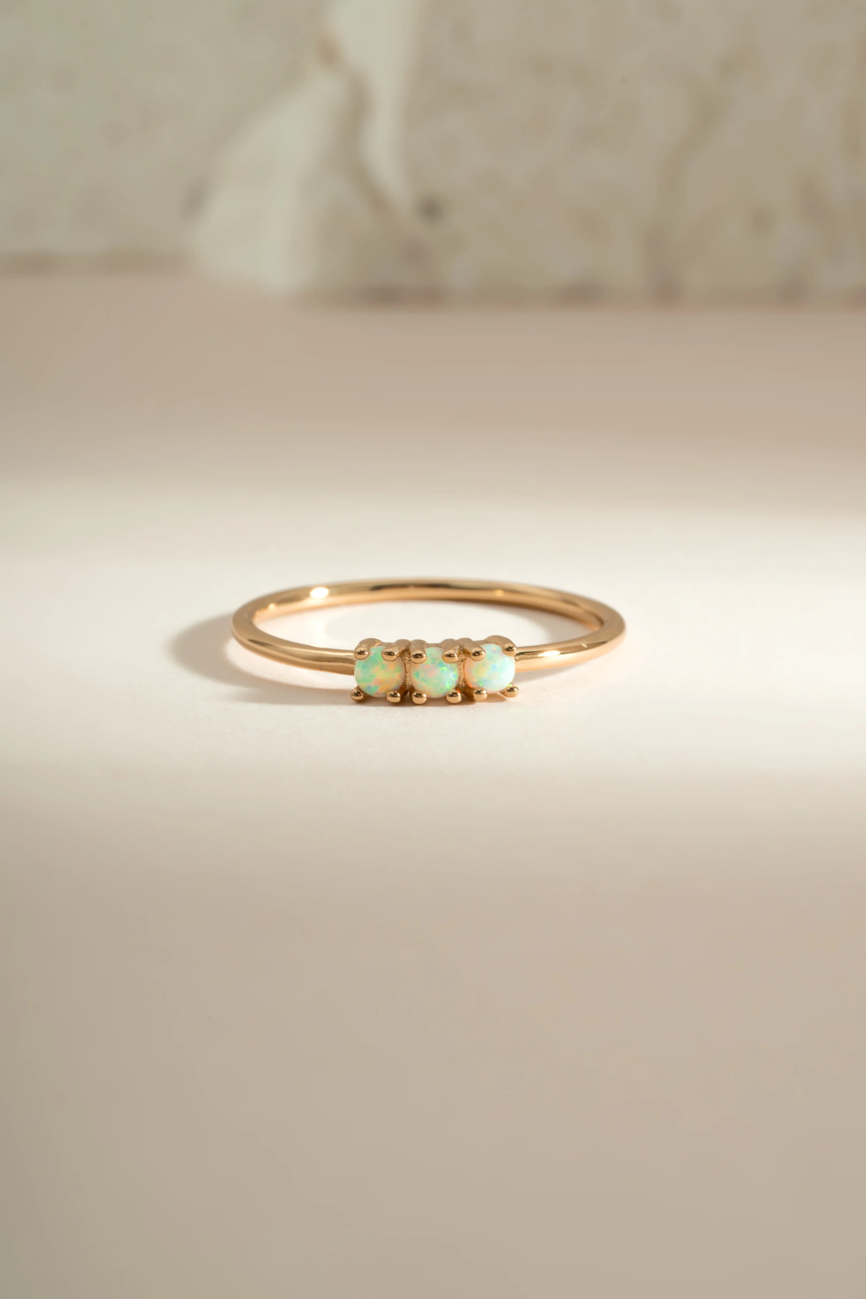 3 Stone Opal Ring - Image 5