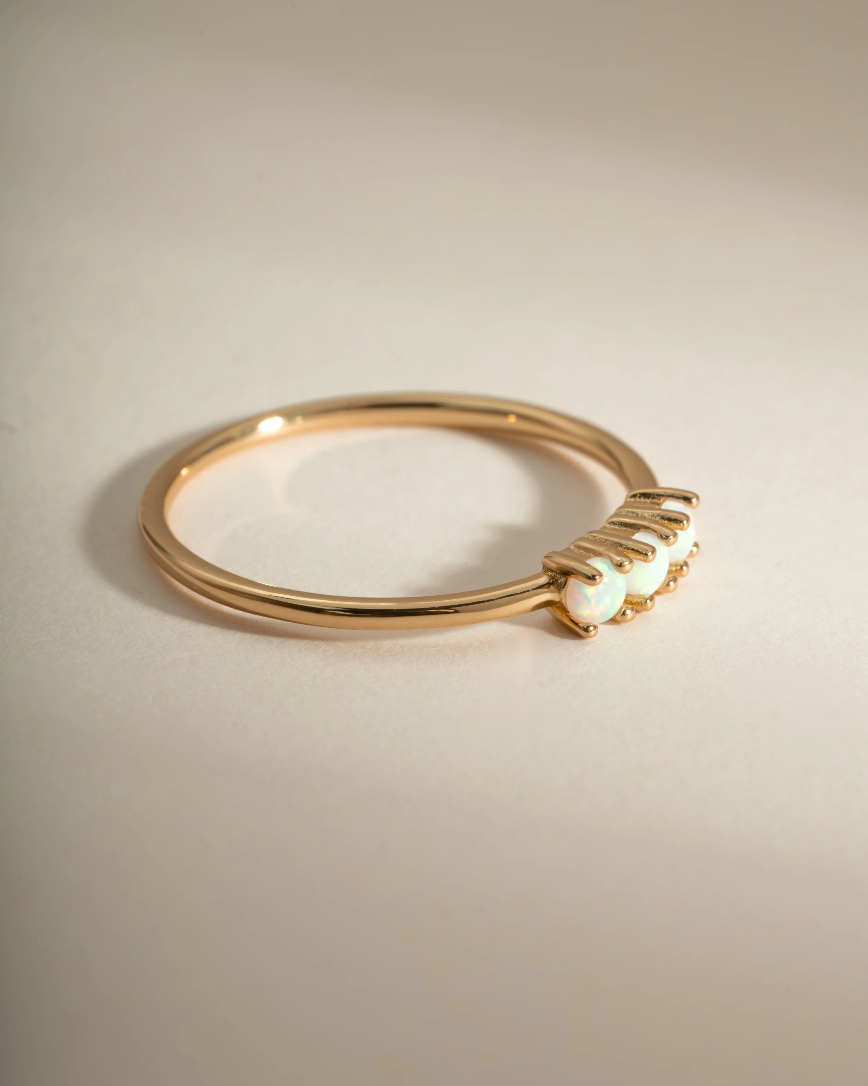 3 Stone Opal Ring - Image 6