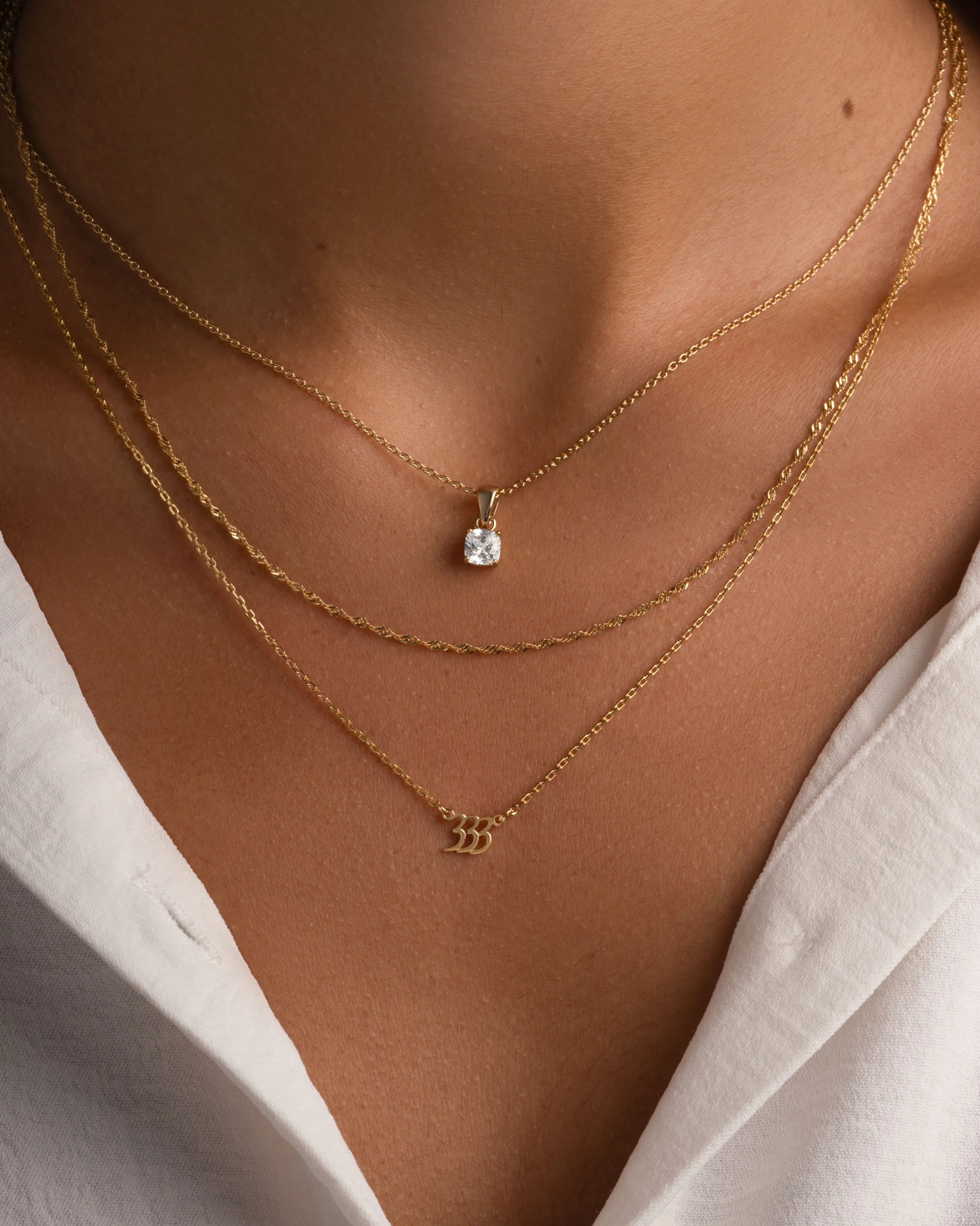 333 Ready to Ship Angel Number Necklace - Image 7