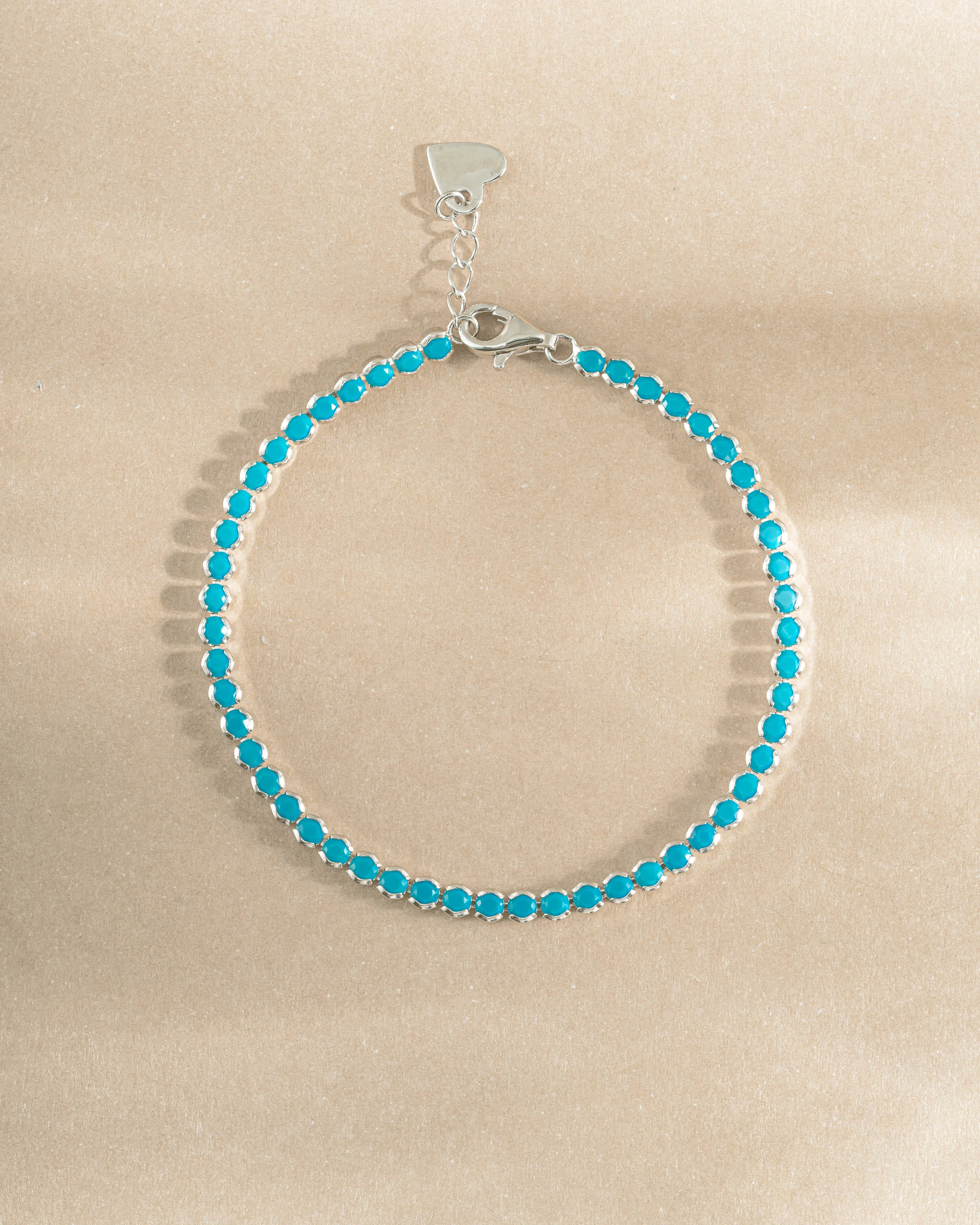 3mm Turquoise Tennis Bracelet - Image 3