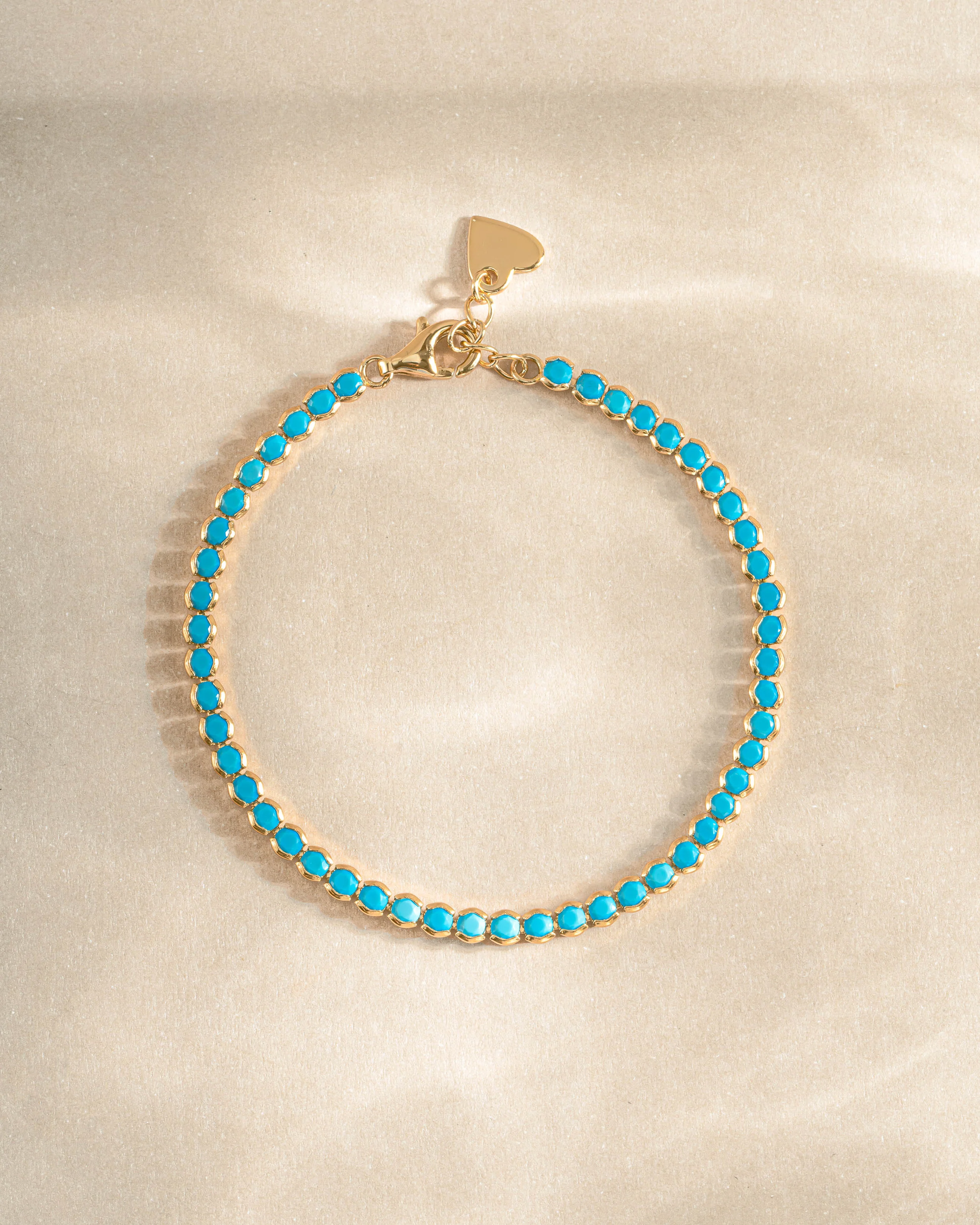 3mm Turquoise Tennis Bracelet - Image 8