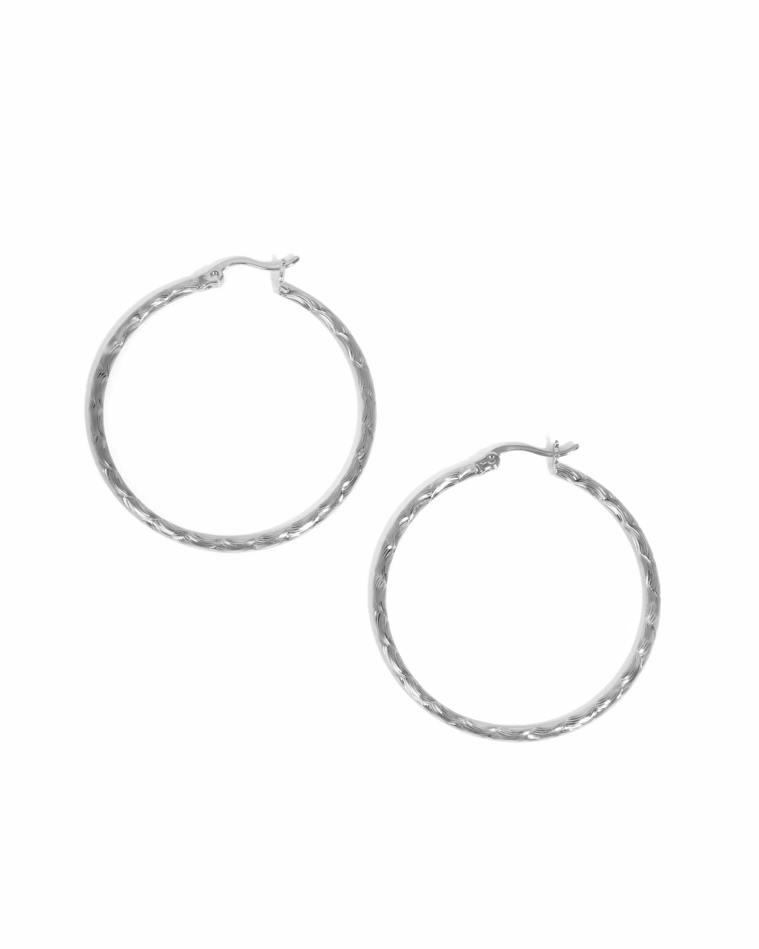 40mm Textured Hoops - Image 8