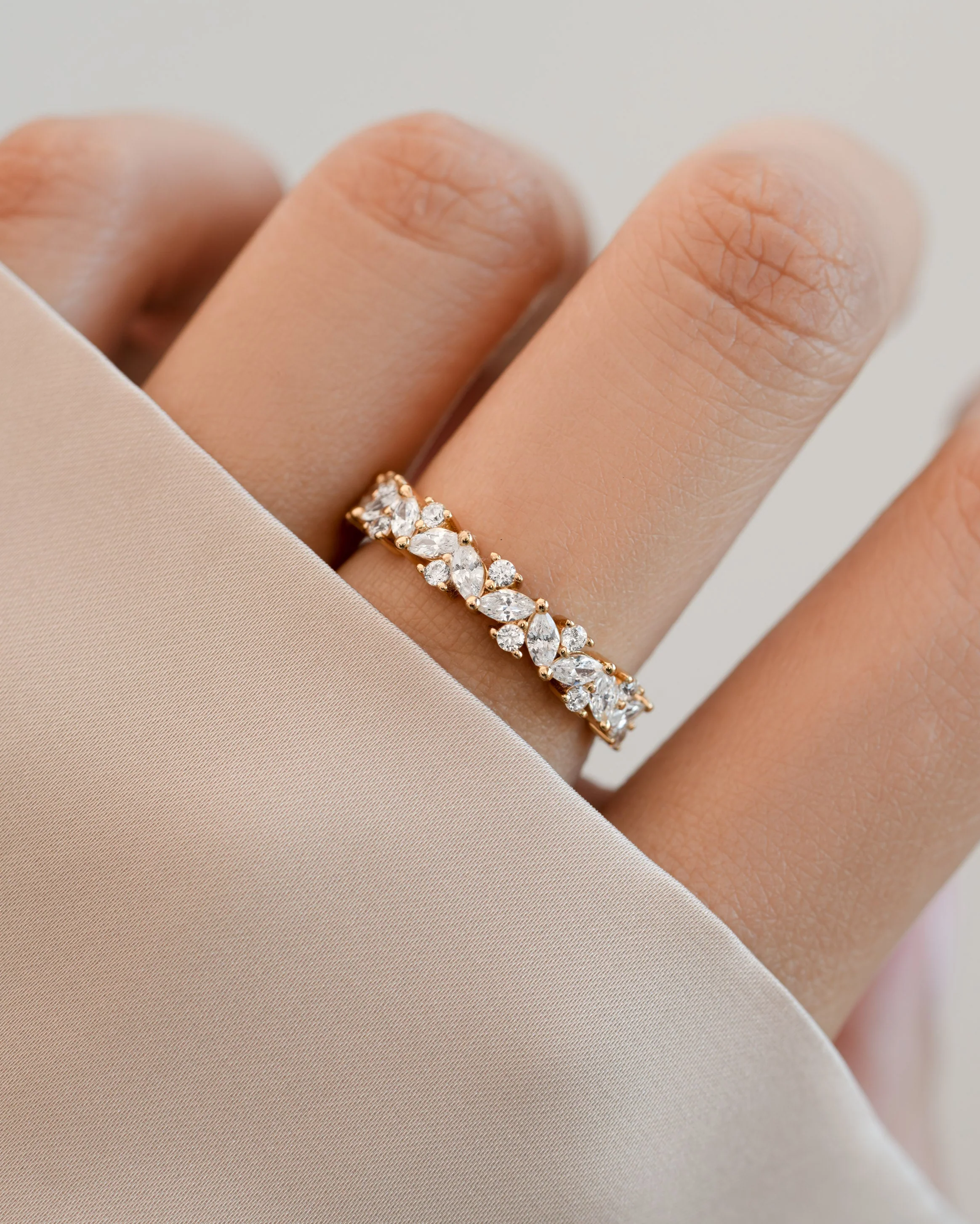 4mm Multi Stone Ring - Image 2