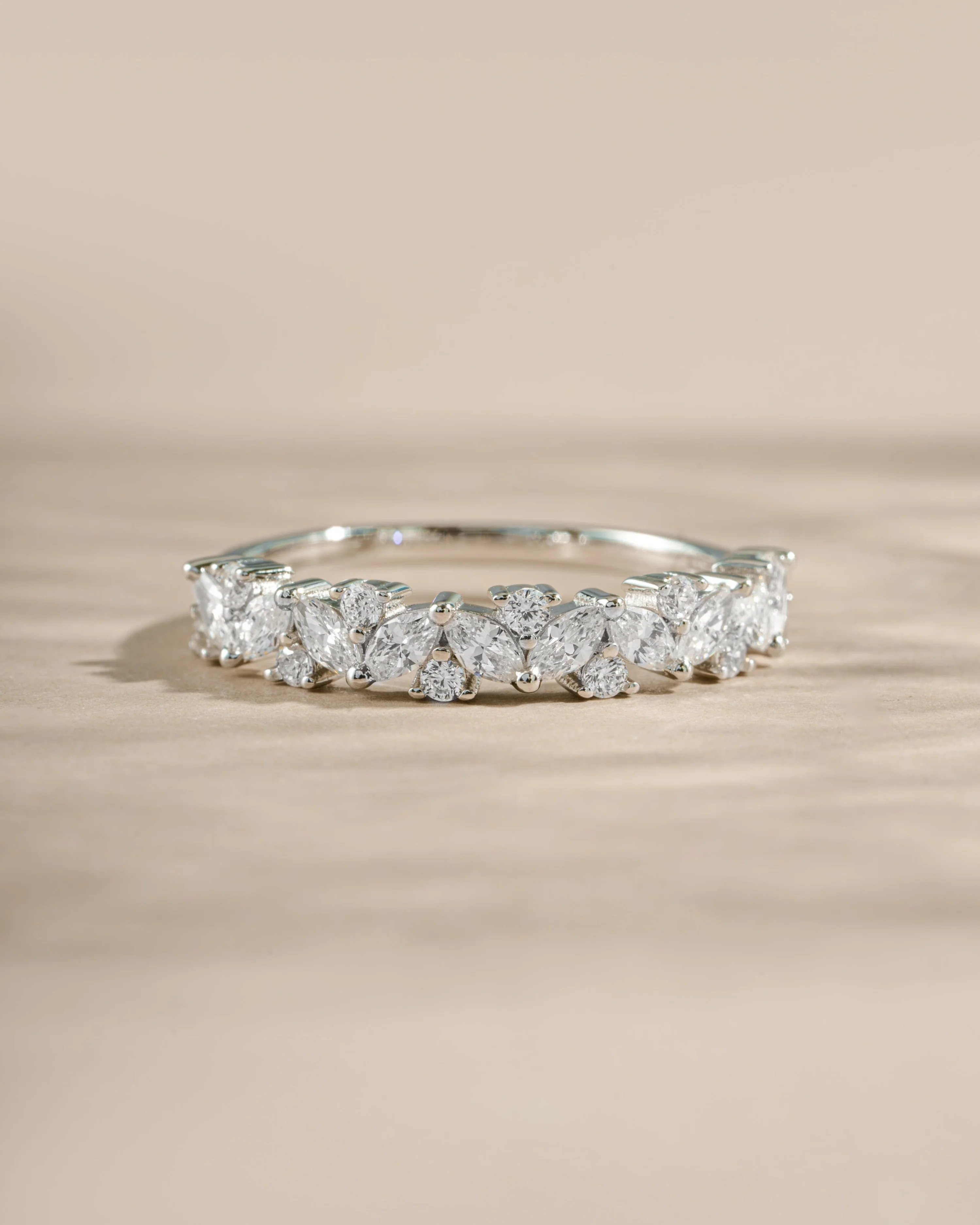 4mm Multi Stone Ring - Image 6