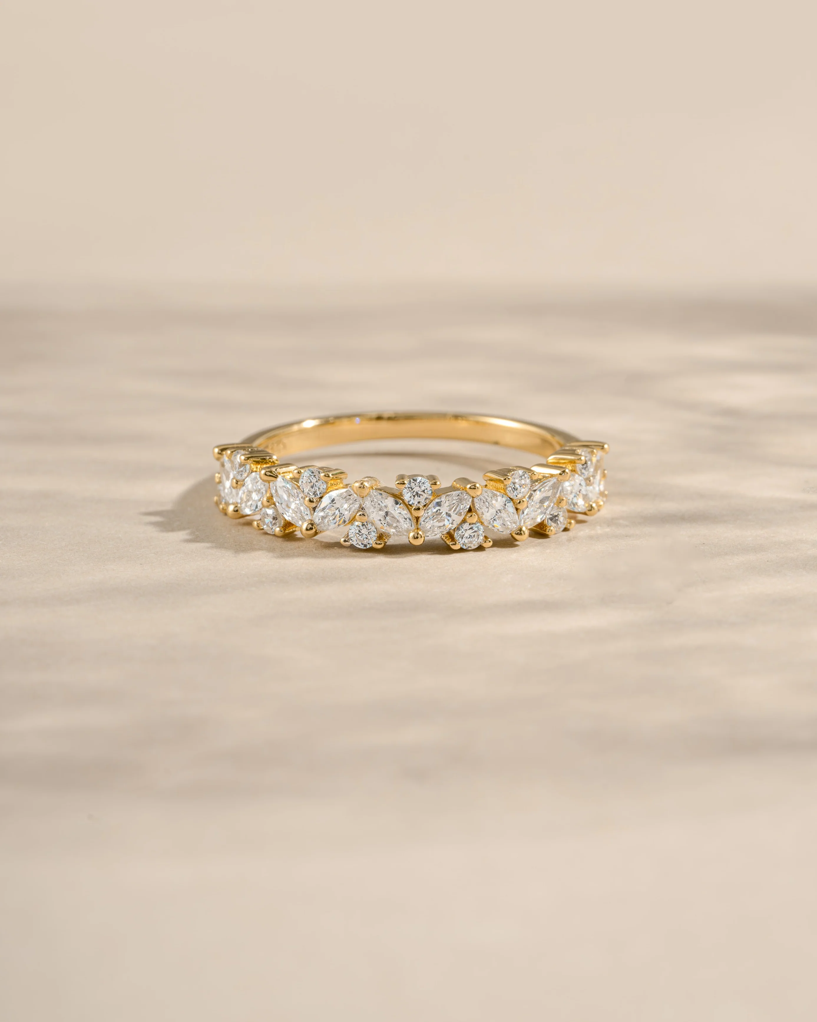 4mm Multi Stone Ring - Image 8