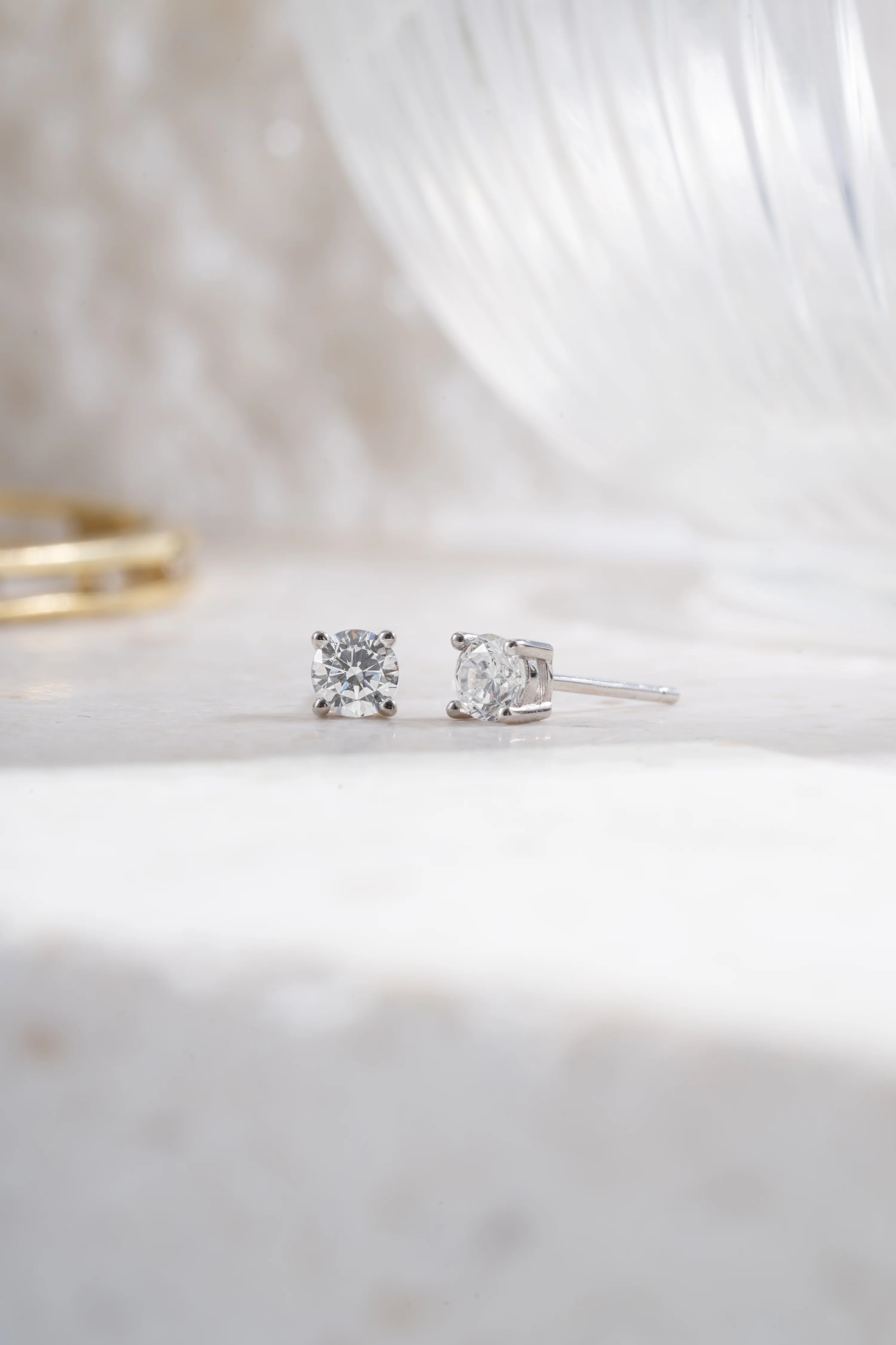 4mm Solitaire Studs - Image 3