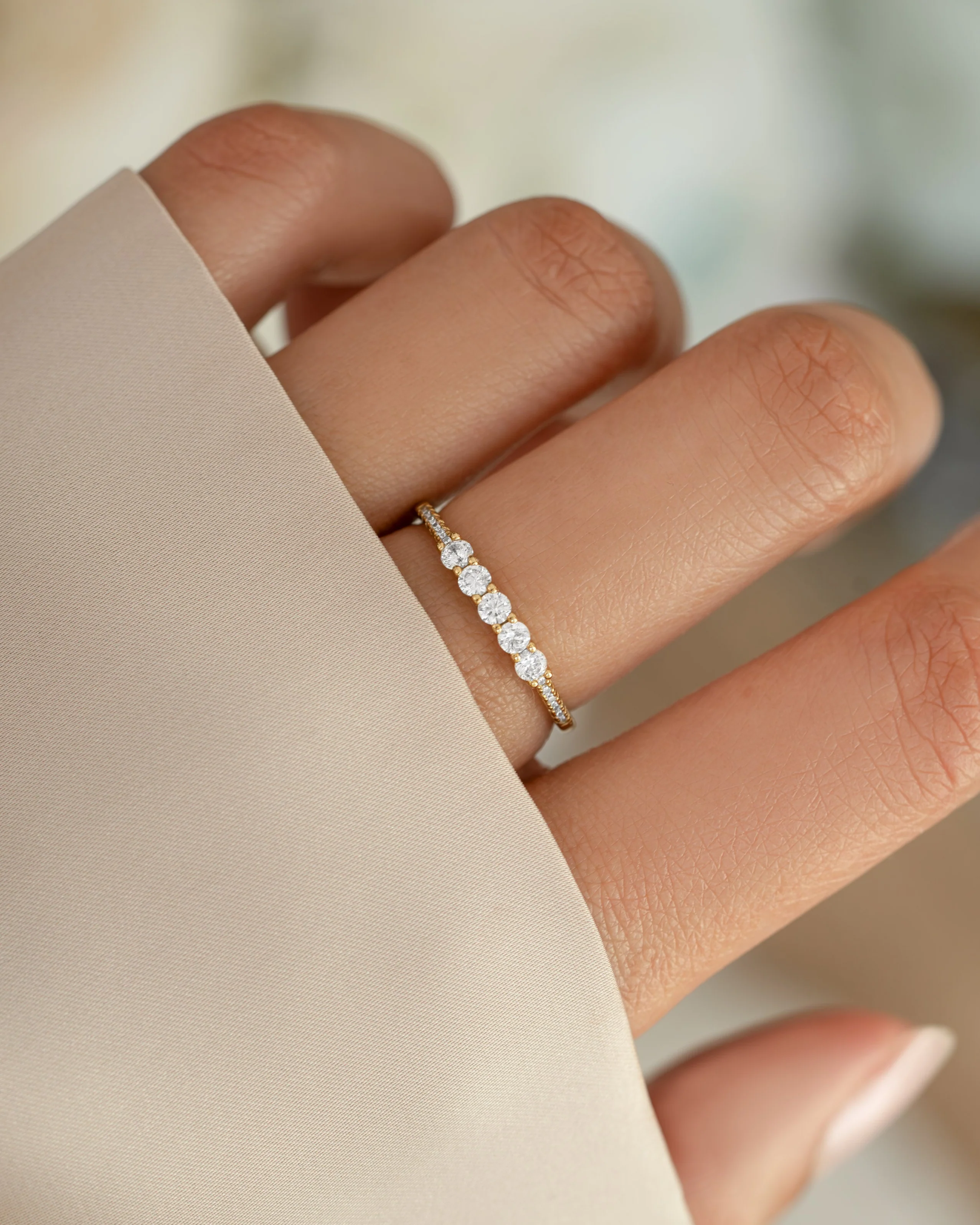 5 Stone CZ Ring - Image 2